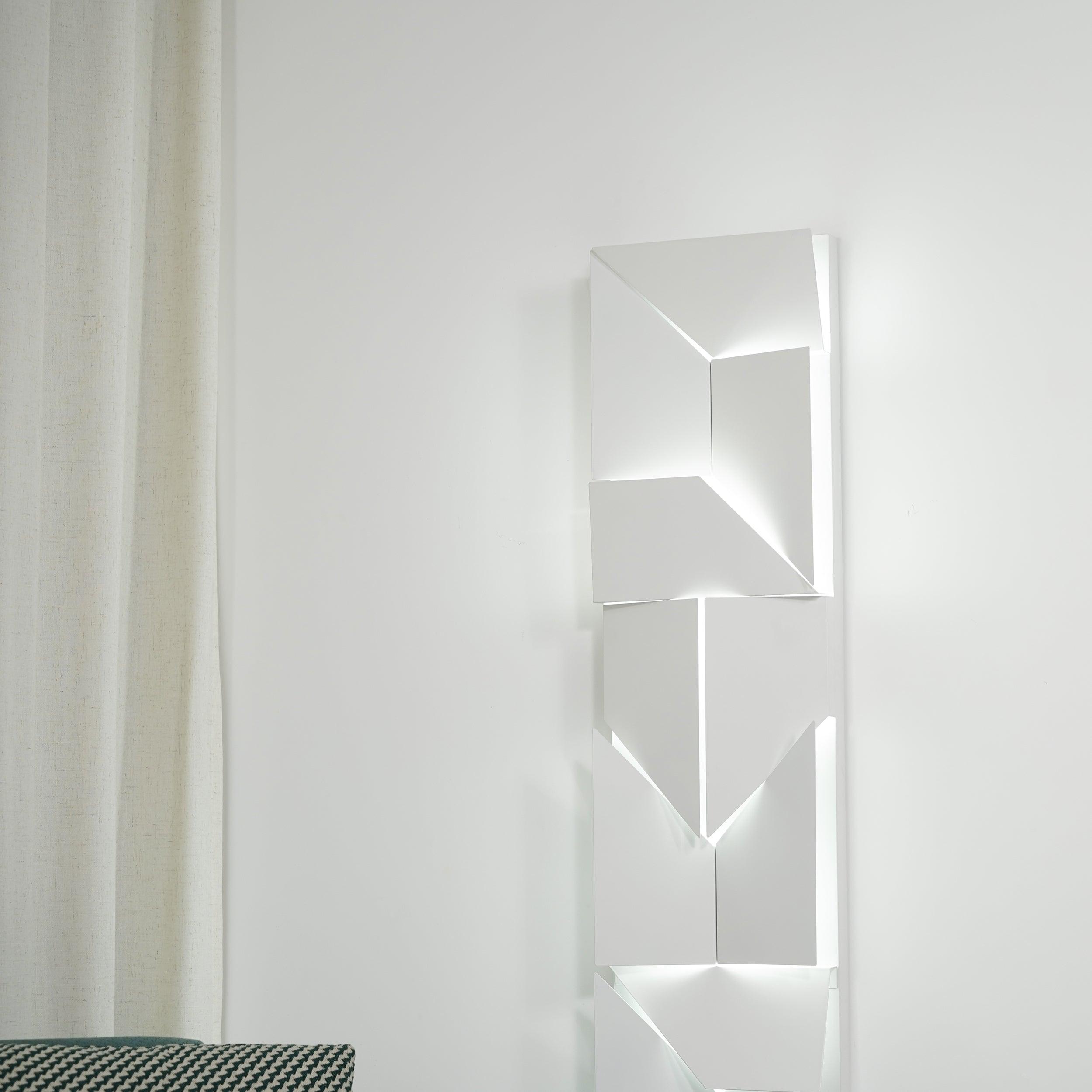 Wynor Shadows Grand Sconce Wall Lamp-Neutral Decor