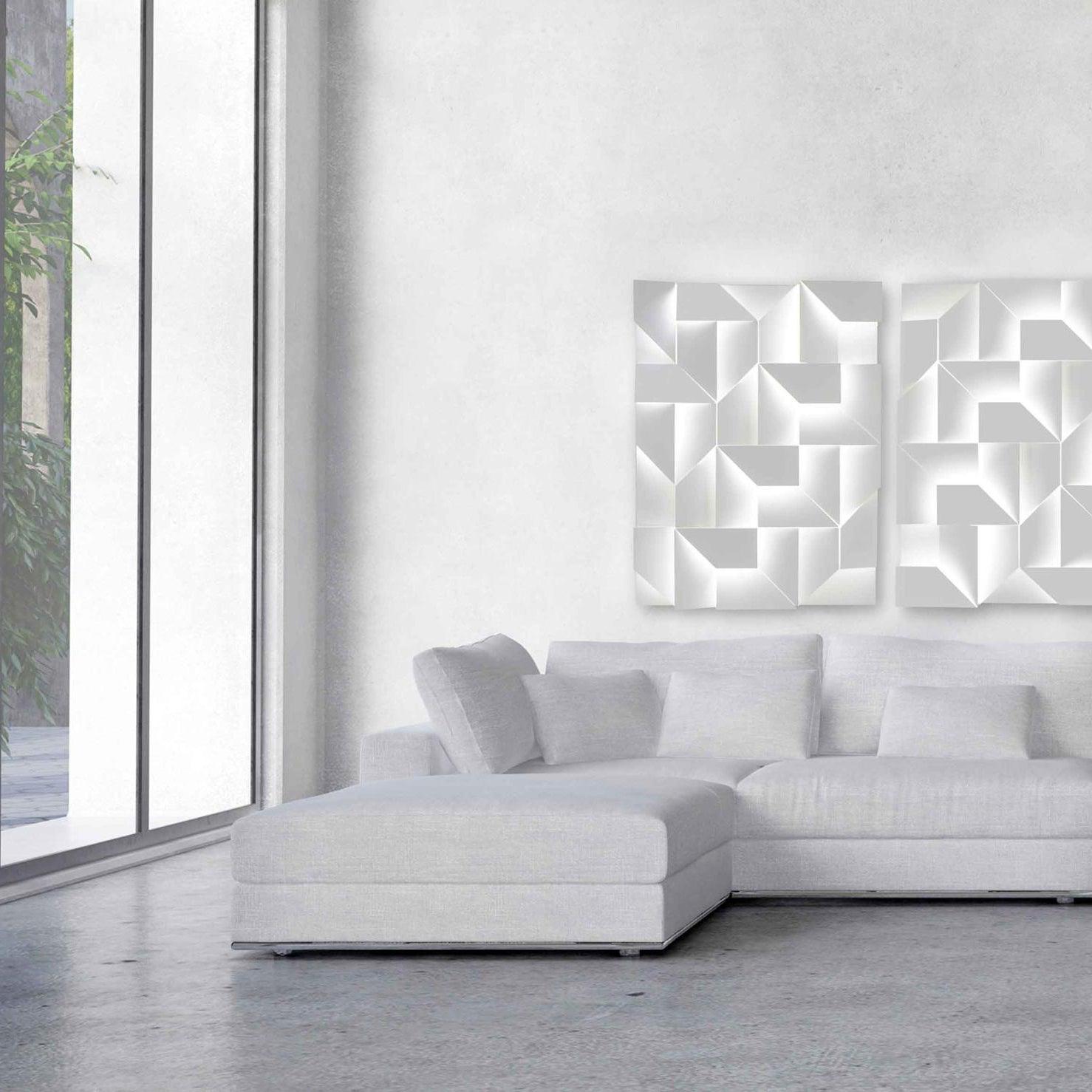 Deloza Shadows Rechargeable Grand Sconce Wall lamp-Neutral Decor