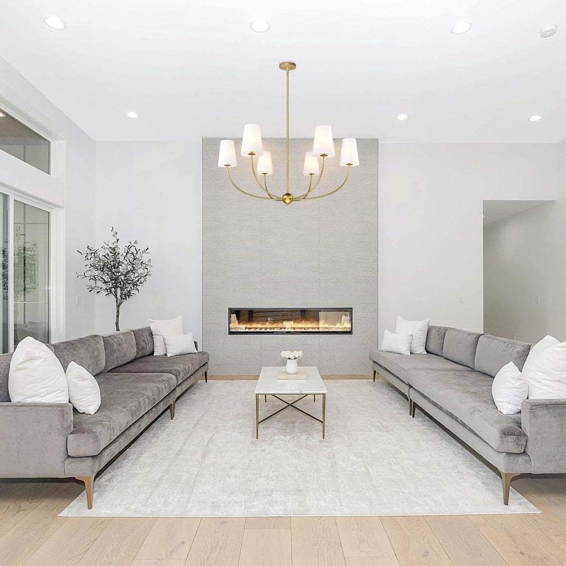 Serena Fabric Chandelier