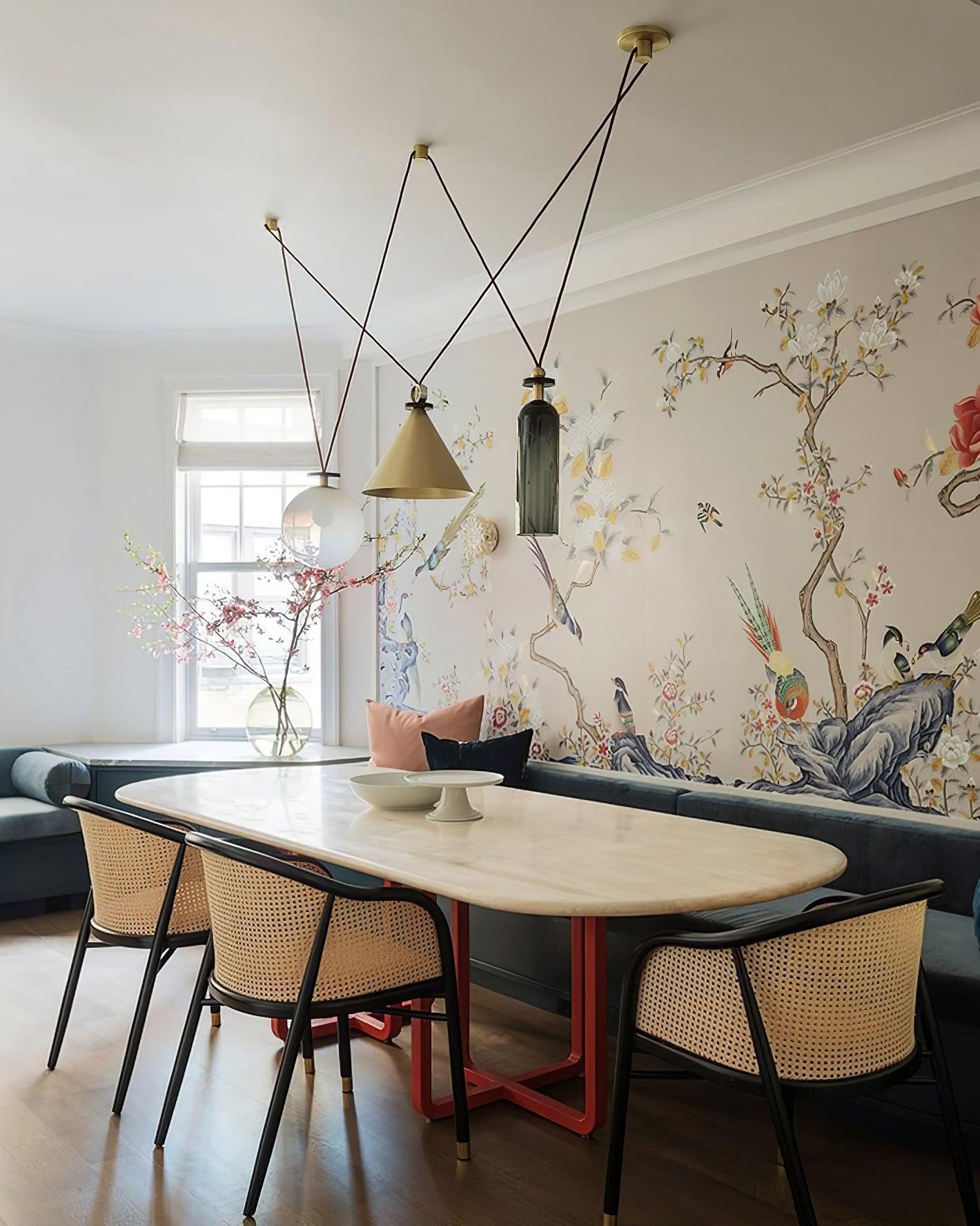 Noro Multi-Shape Adjustable Pendant Light-Neutral Decor