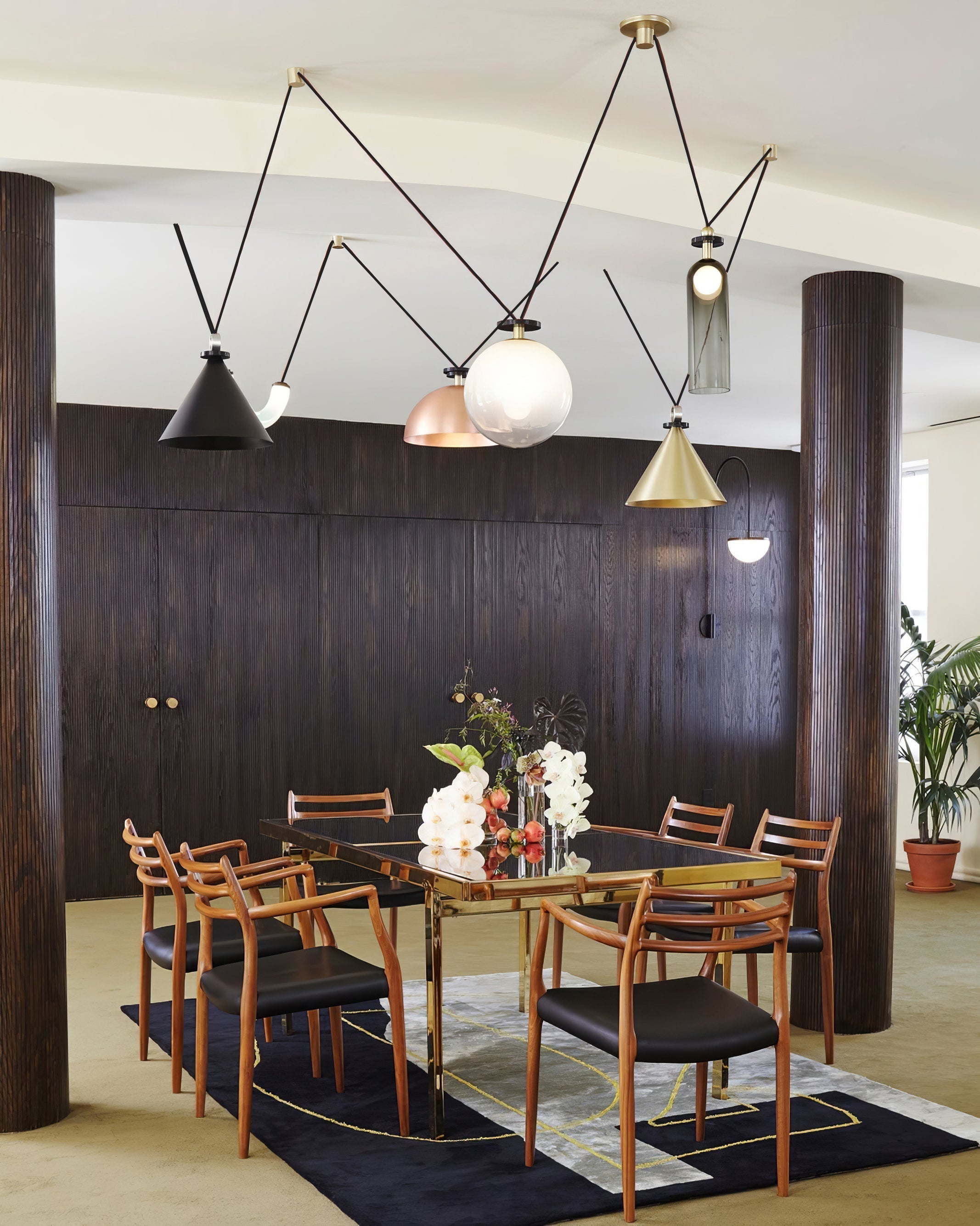 Covine Multi-Shape Adjustable Pendant Light