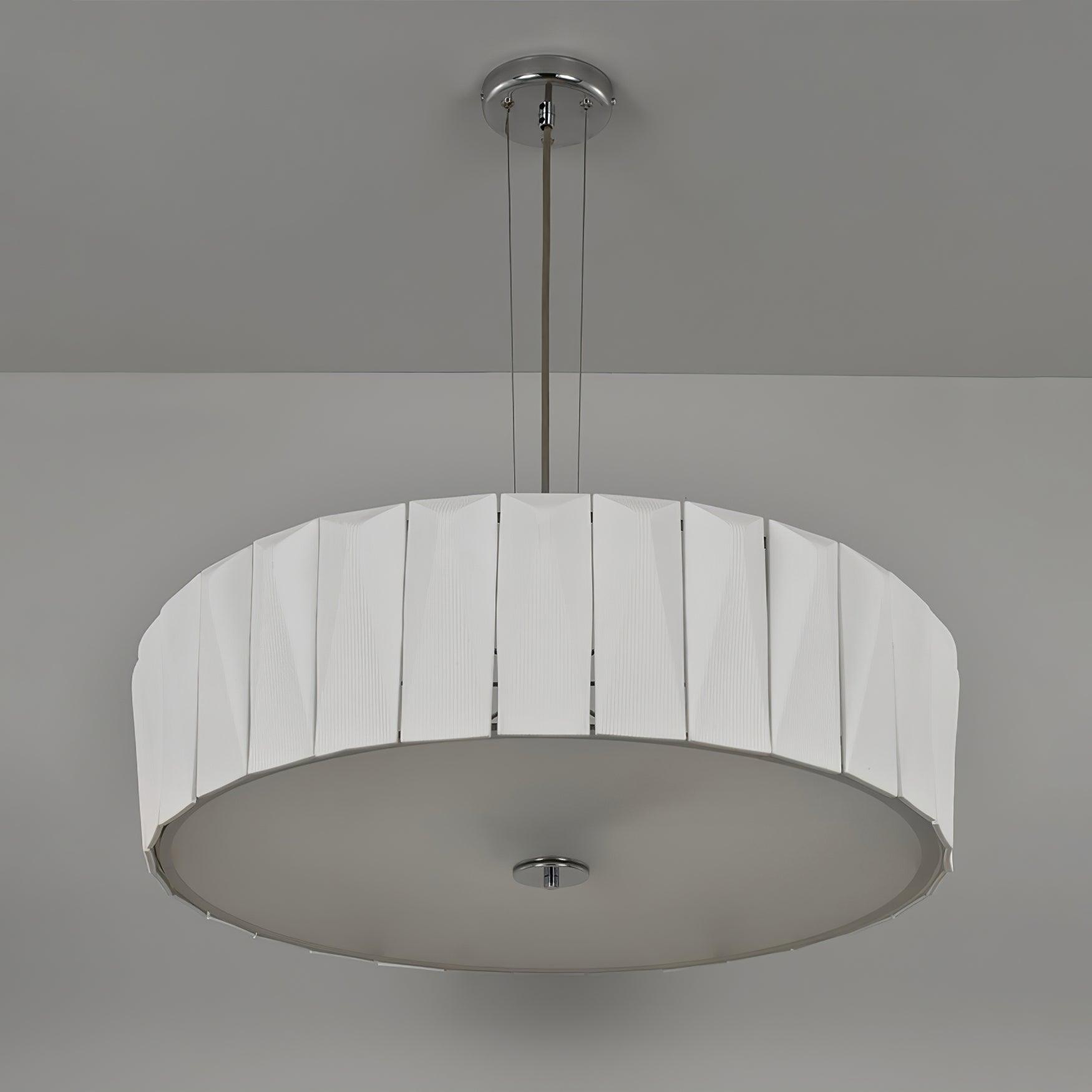 Vaeliora Ribbed Ceramic Pendant Light-Neutral Decor