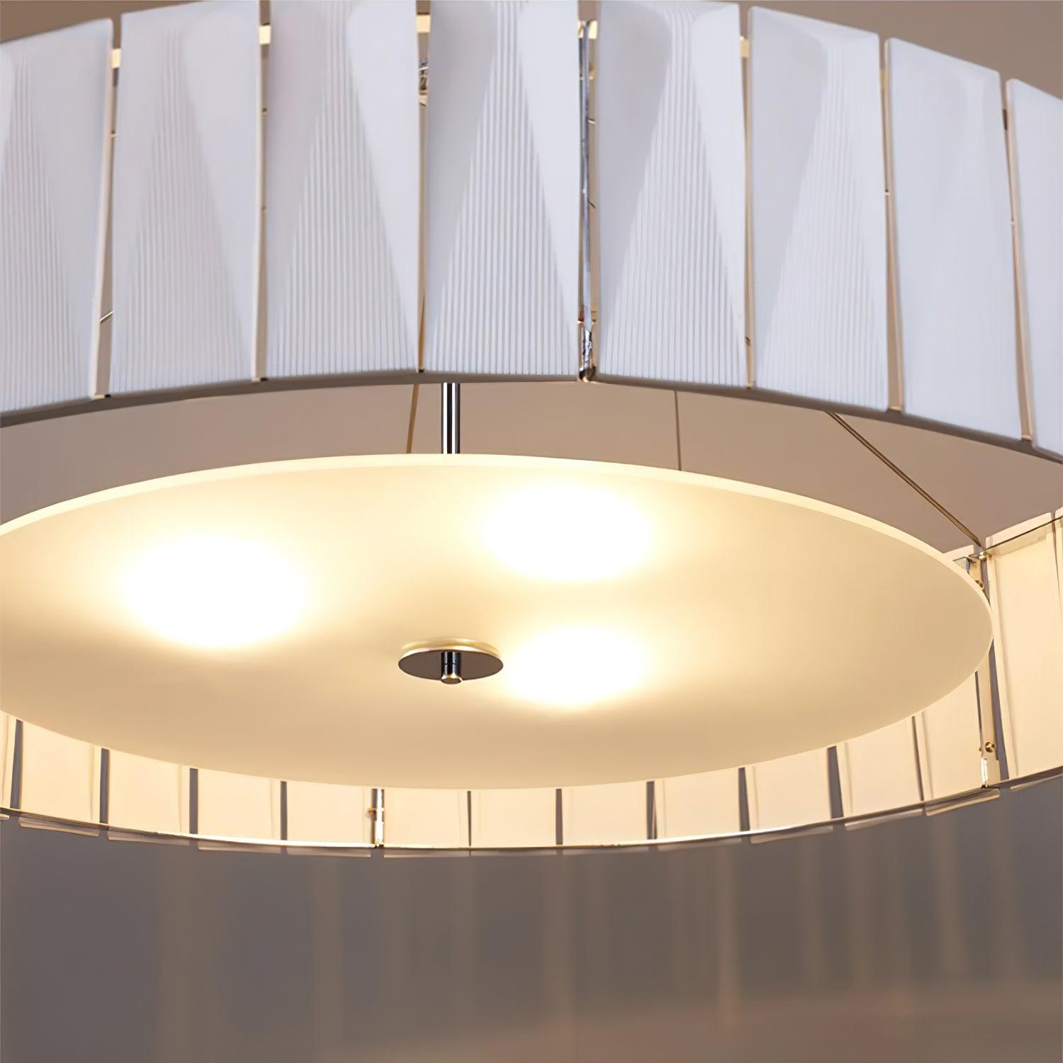Vaeliora Ribbed Ceramic Pendant Light-Neutral Decor
