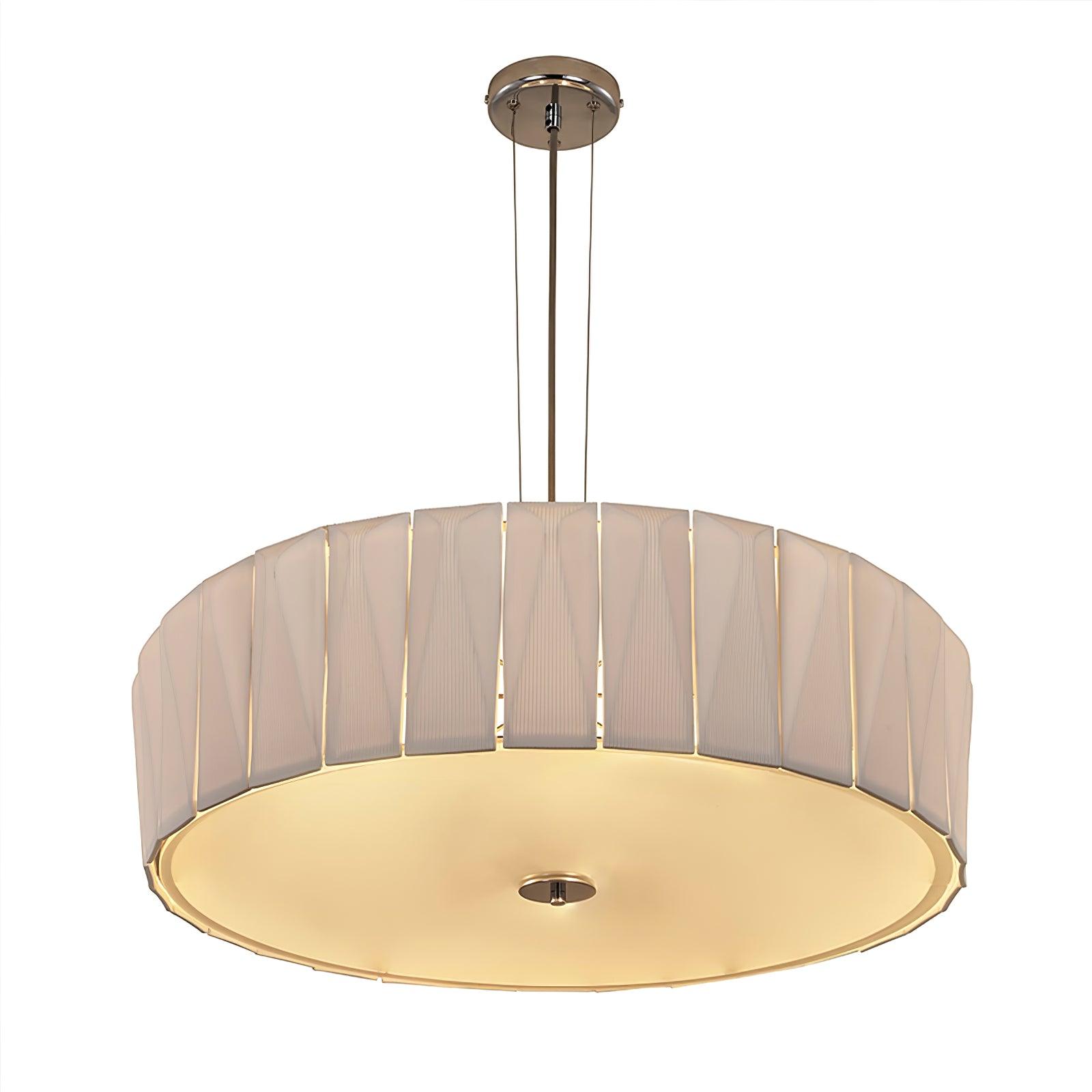 Vaeliora Ribbed Ceramic Pendant Light-Neutral Decor
