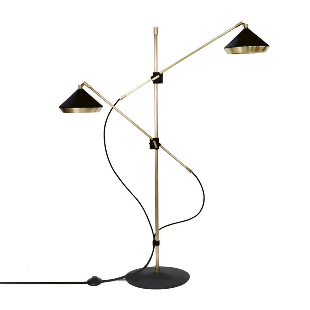 Mylirir Art Deco Brass Floor Lamp-Neutral Decor