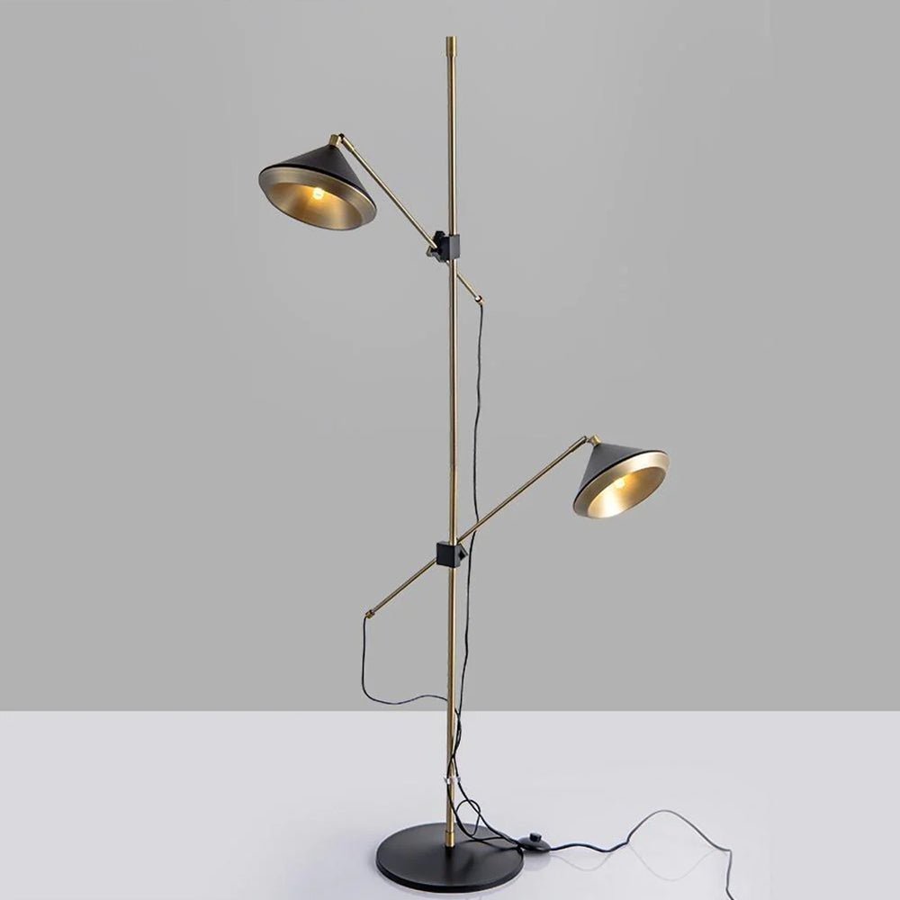 Mylirir Art Deco Brass Floor Lamp-Neutral Decor