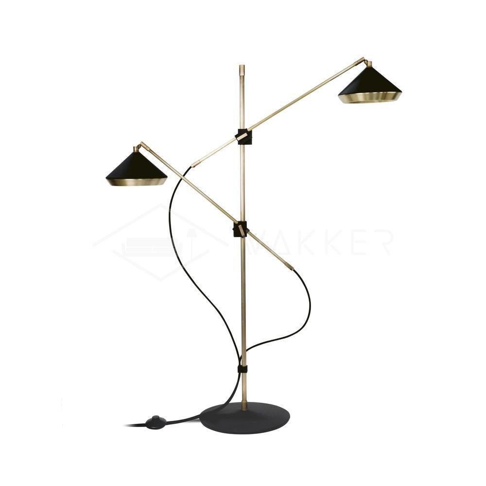 Mylirir Art Deco Brass Floor Lamp-Neutral Decor
