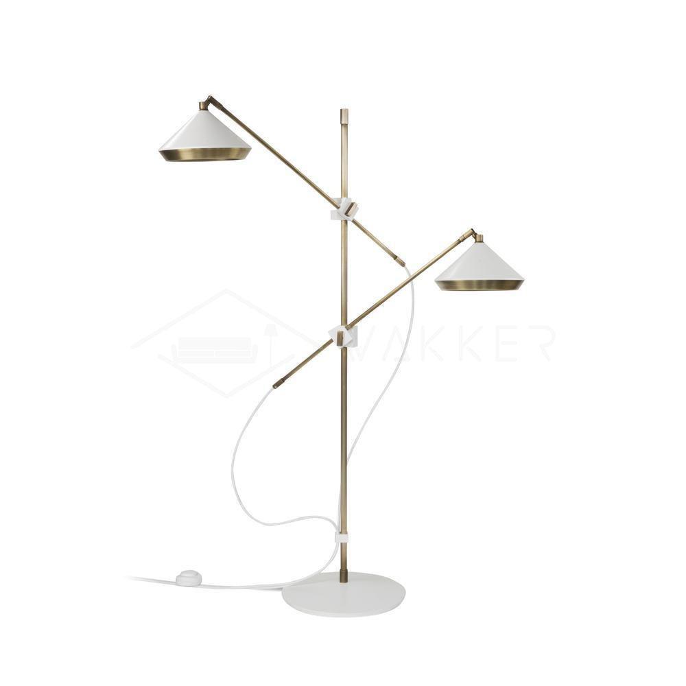 Mylirir Art Deco Brass Floor Lamp-Neutral Decor