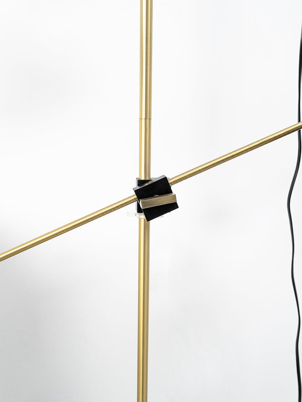 Mylirir Art Deco Brass Floor Lamp-Neutral Decor