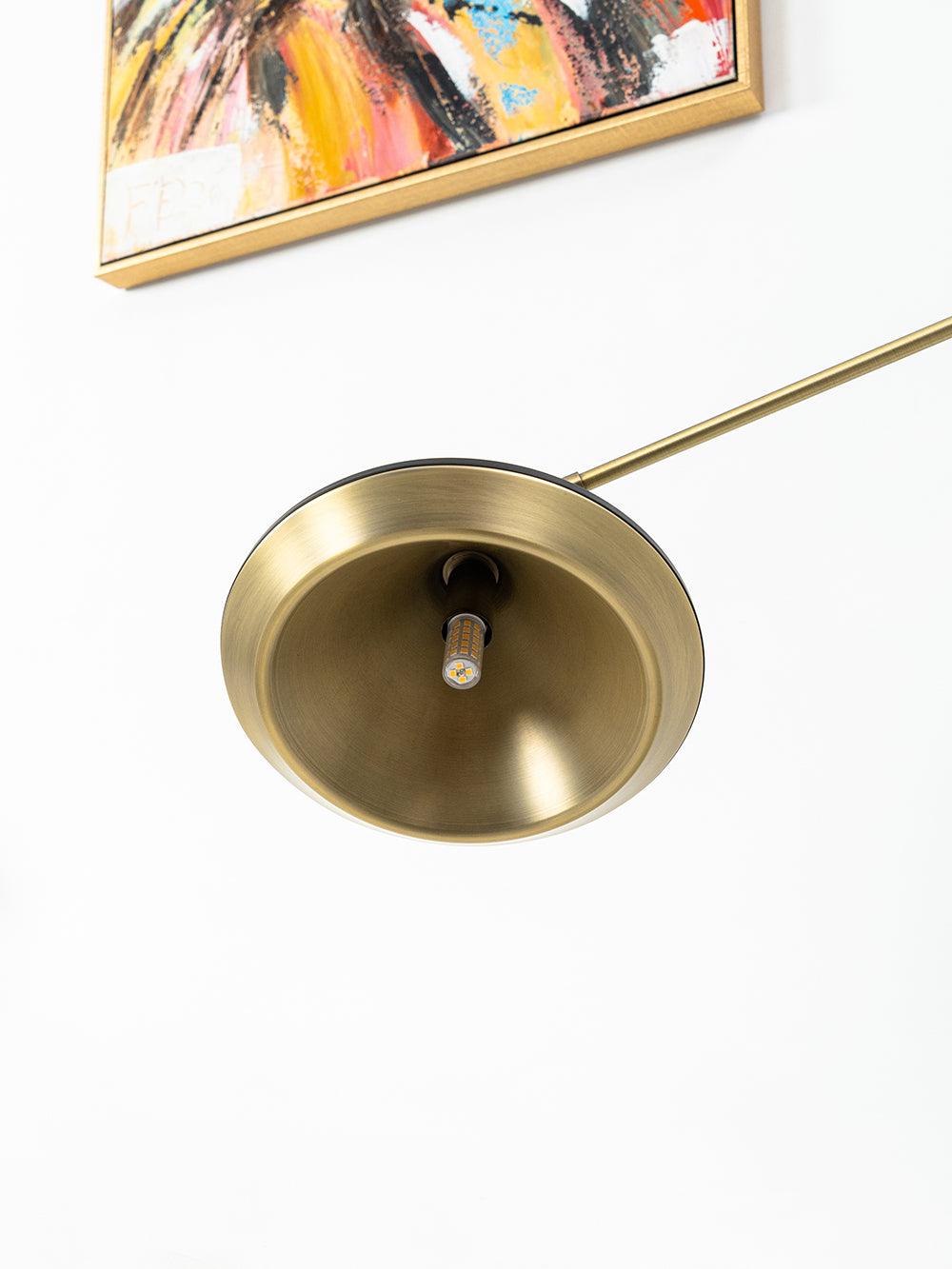 Mylirir Art Deco Brass Floor Lamp-Neutral Decor