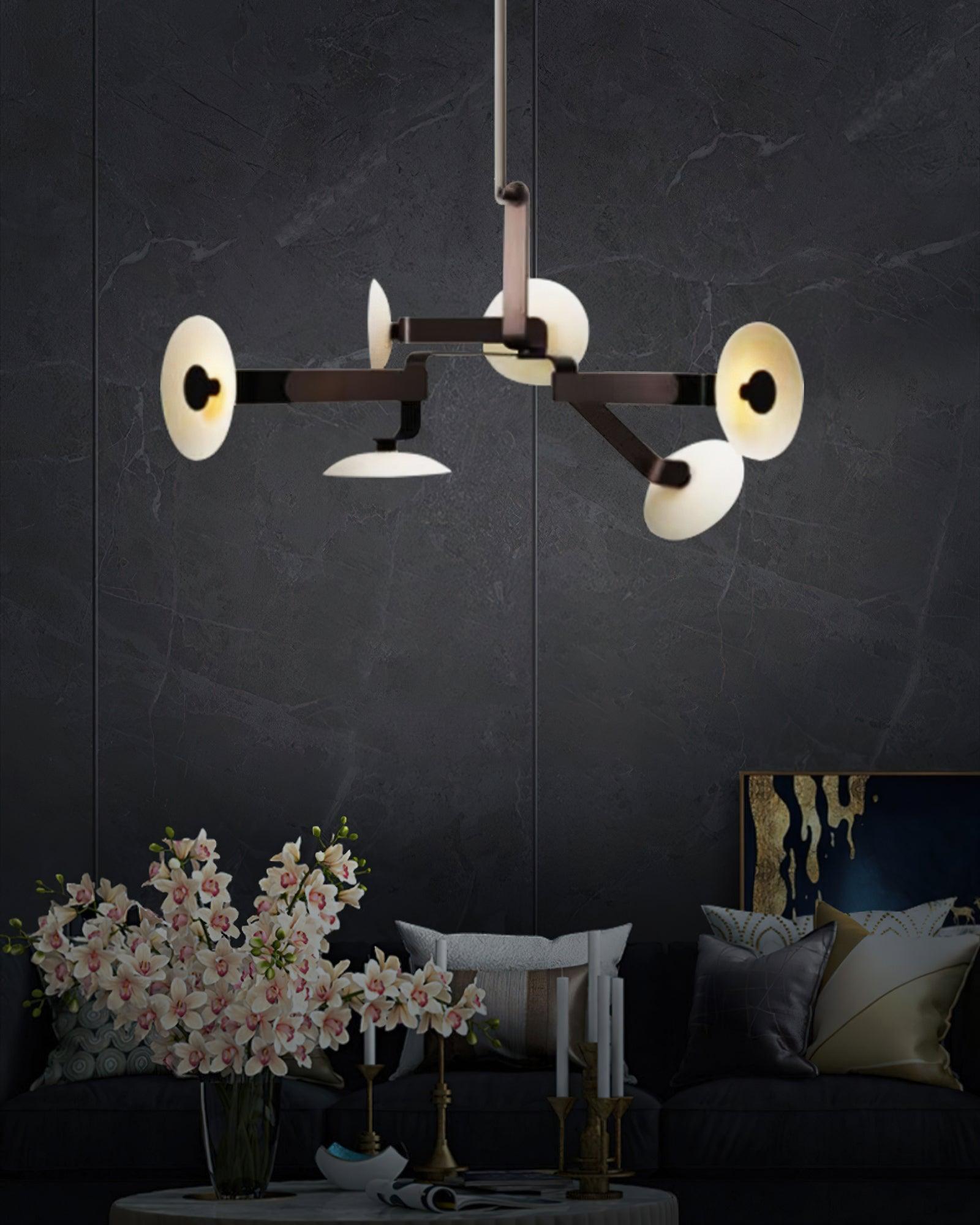 Samuel Vintage Chandelier-Neutral Decor