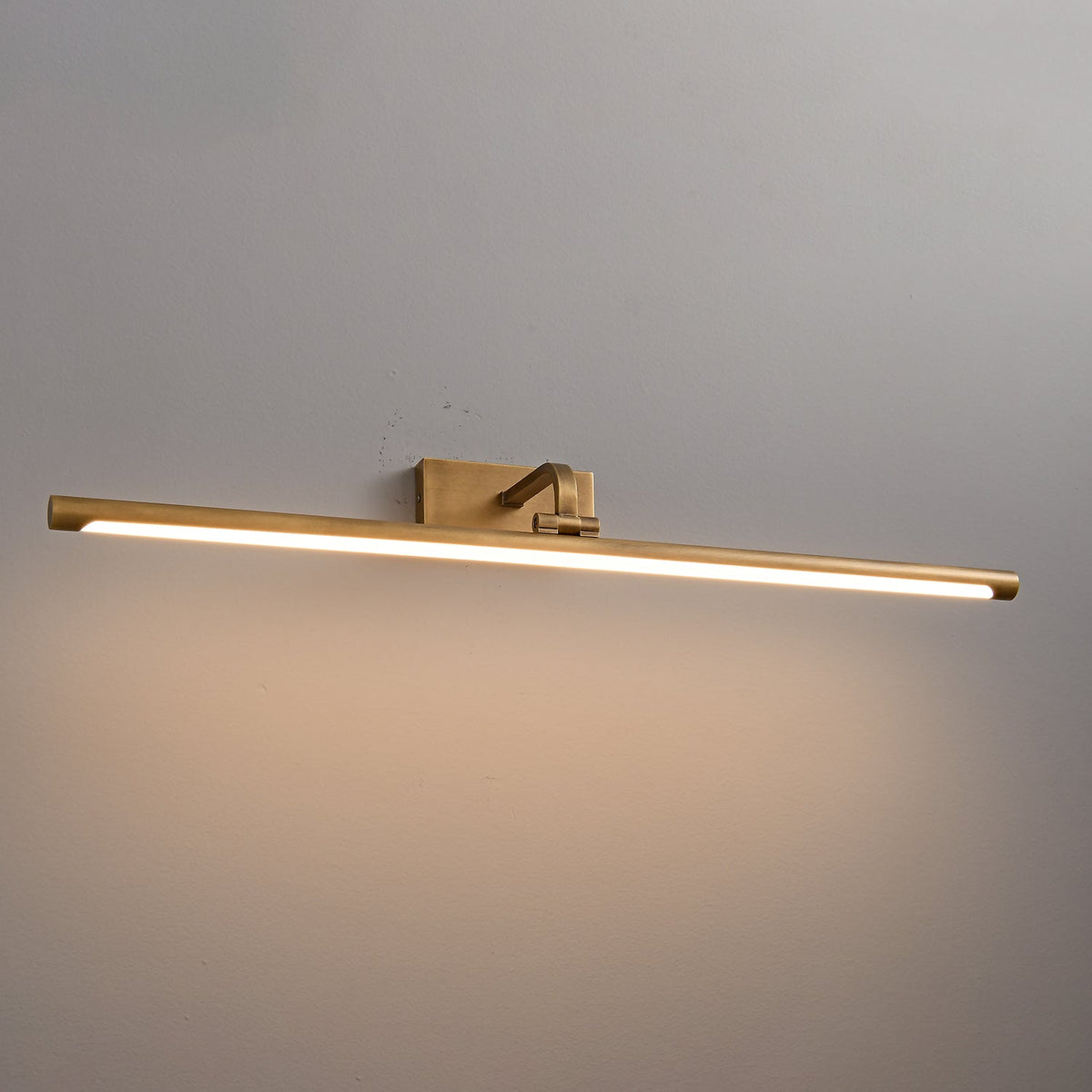 Pemberleigh Linear Brass Wall Sconce