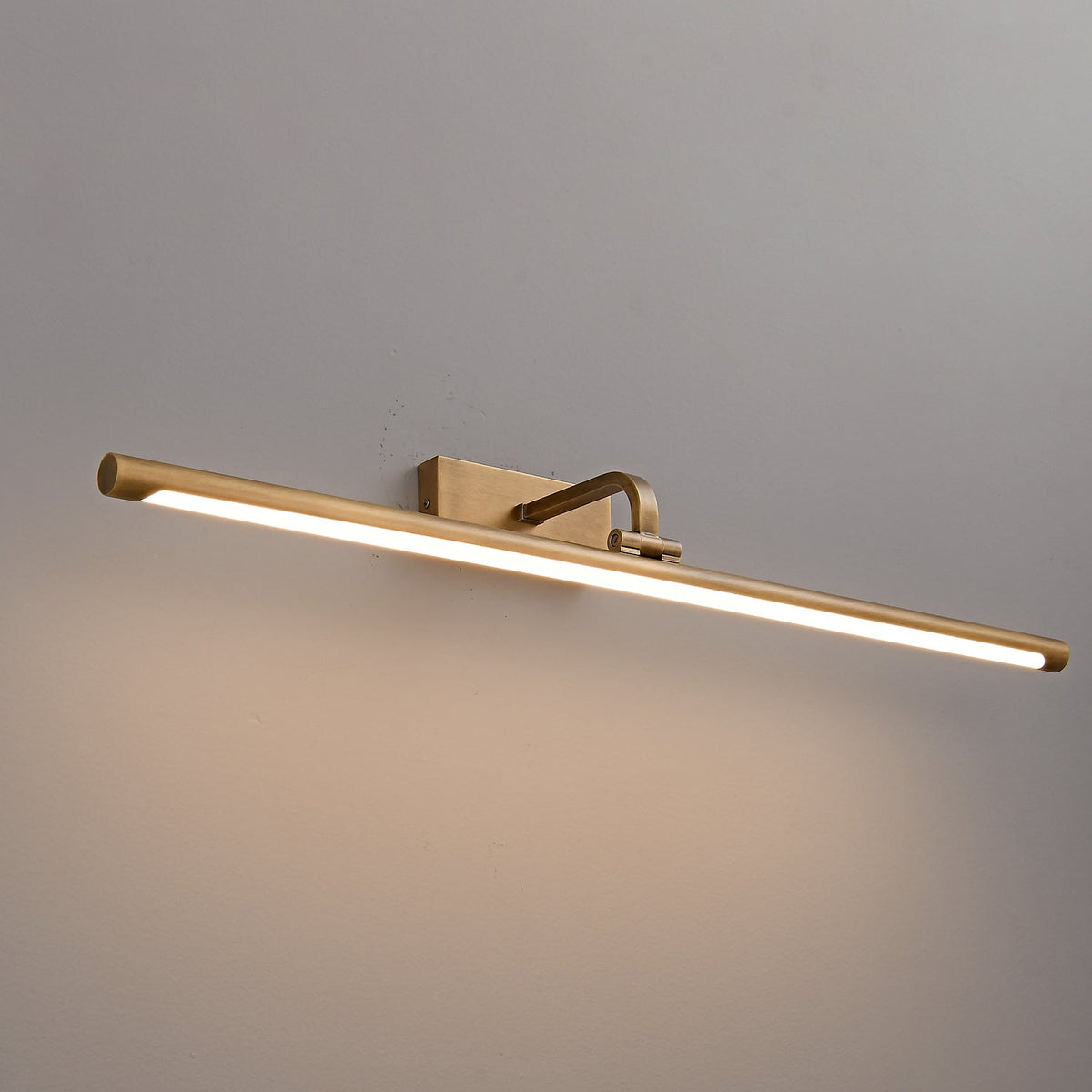 Pemberleigh Linear Brass Wall Sconce