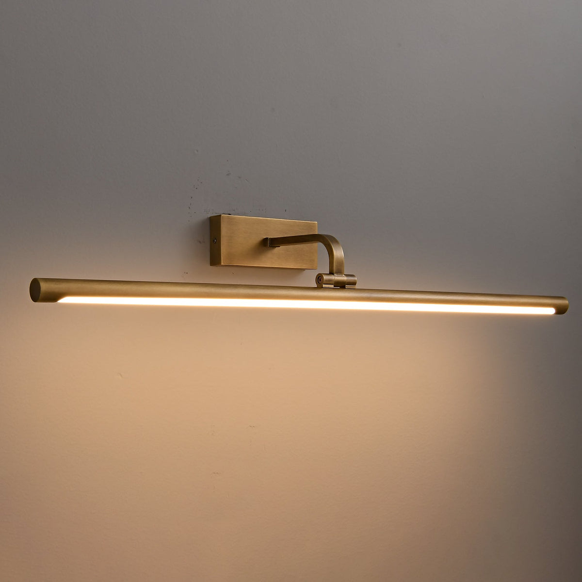 Pemberleigh Linear Brass Wall Sconce