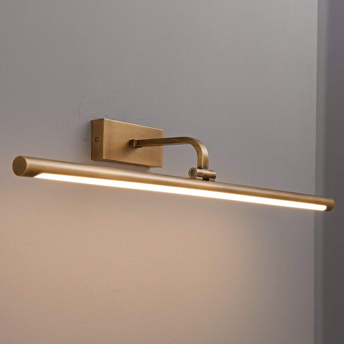 Pemberleigh Linear Brass Wall Sconce