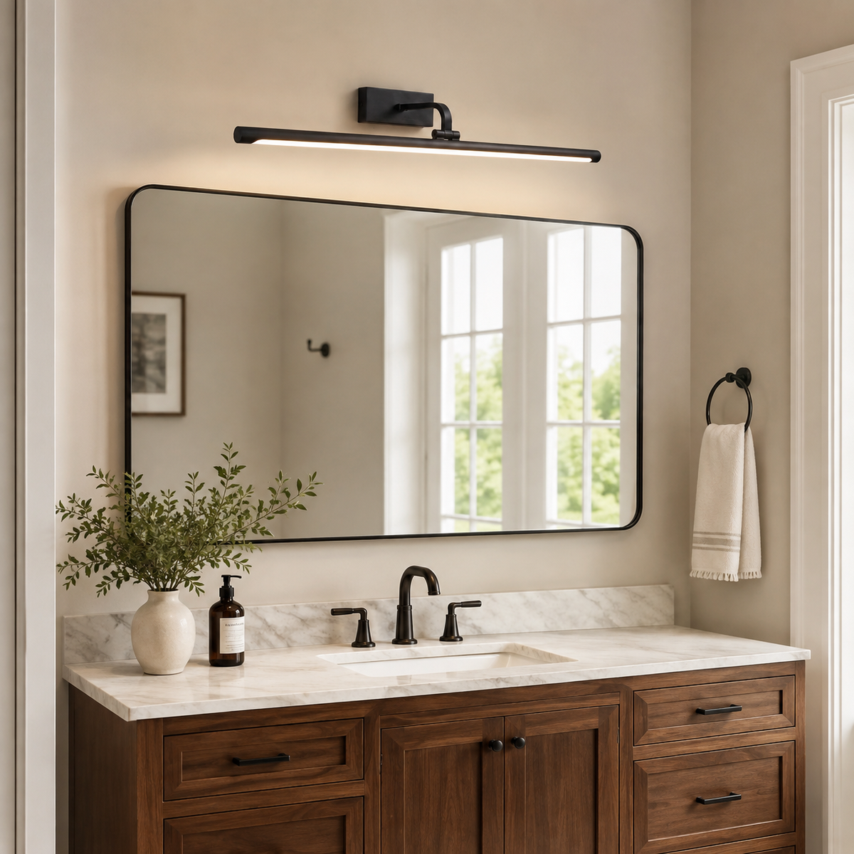 Pemberleigh Linear Brass Wall Sconce