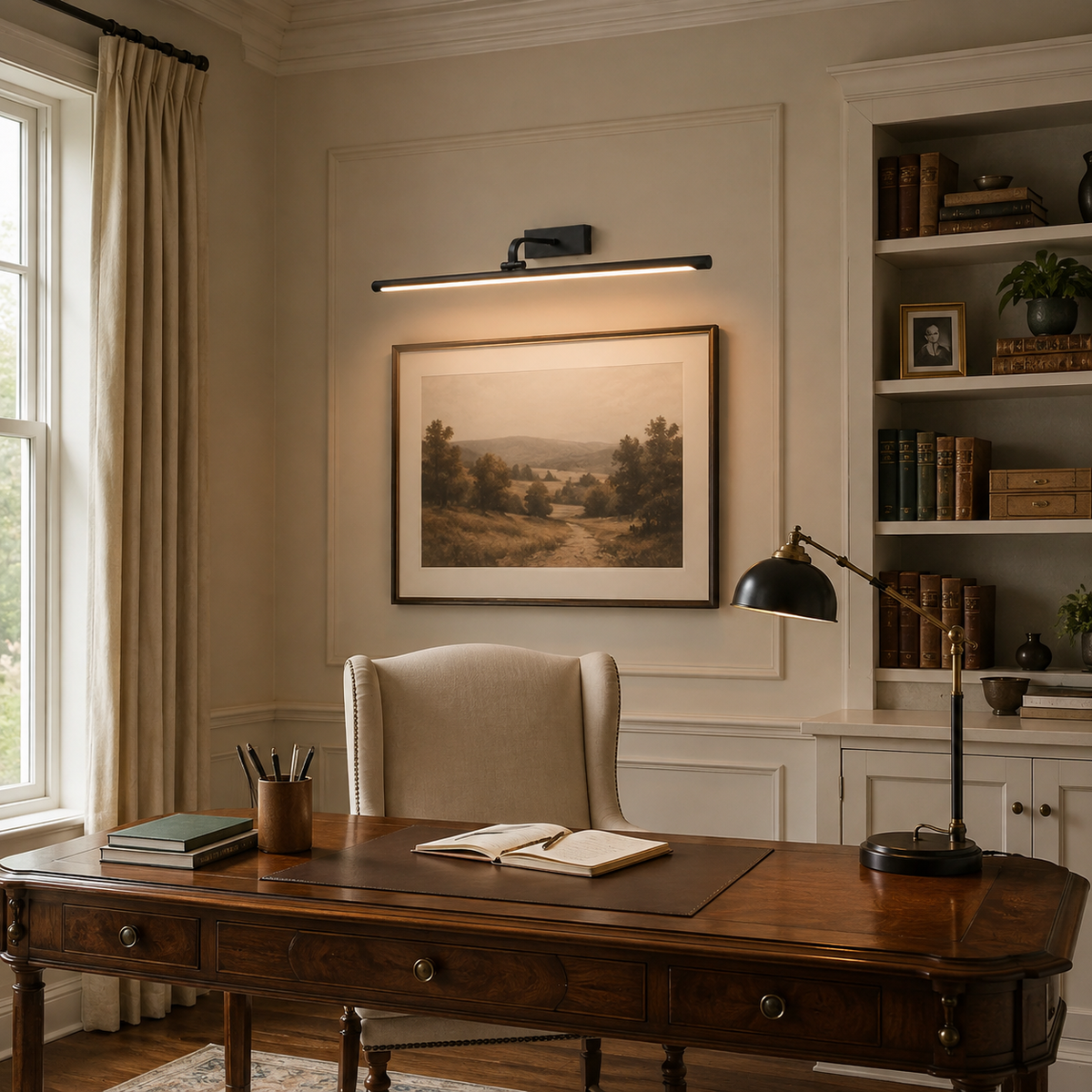 Pemberleigh Linear Brass Wall Sconce