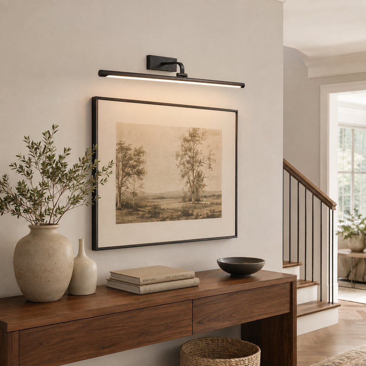 Pemberleigh Linear Brass Wall Sconce