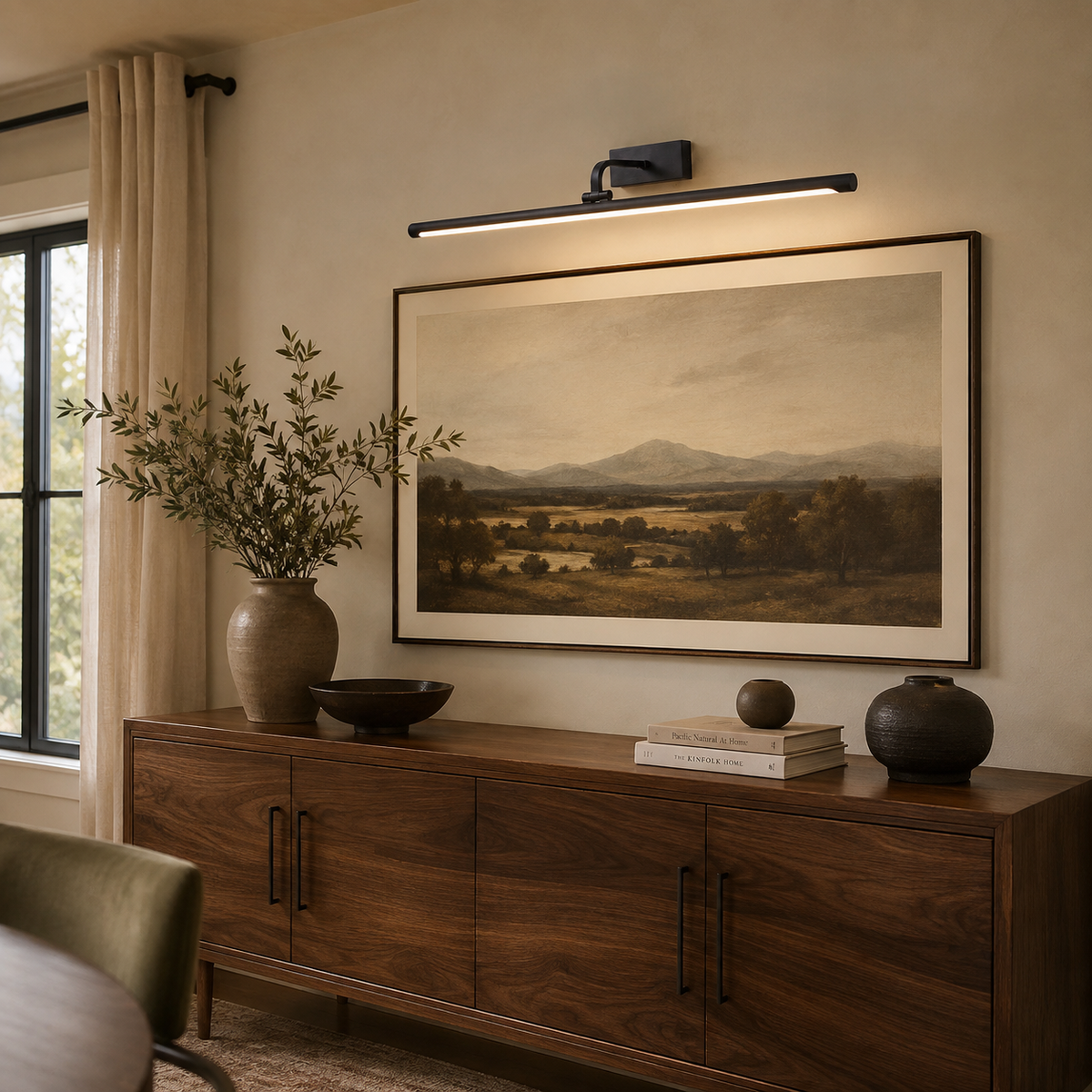 Pemberleigh Linear Brass Wall Sconce
