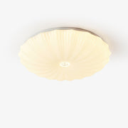Cyvian Nordic Art Shell Round Ceiling Lamp-Neutral Decor