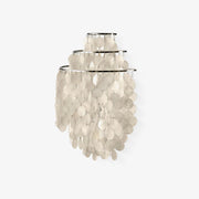 Shell Postmodern Luxury Cascading Wall Light-Neutral Decor