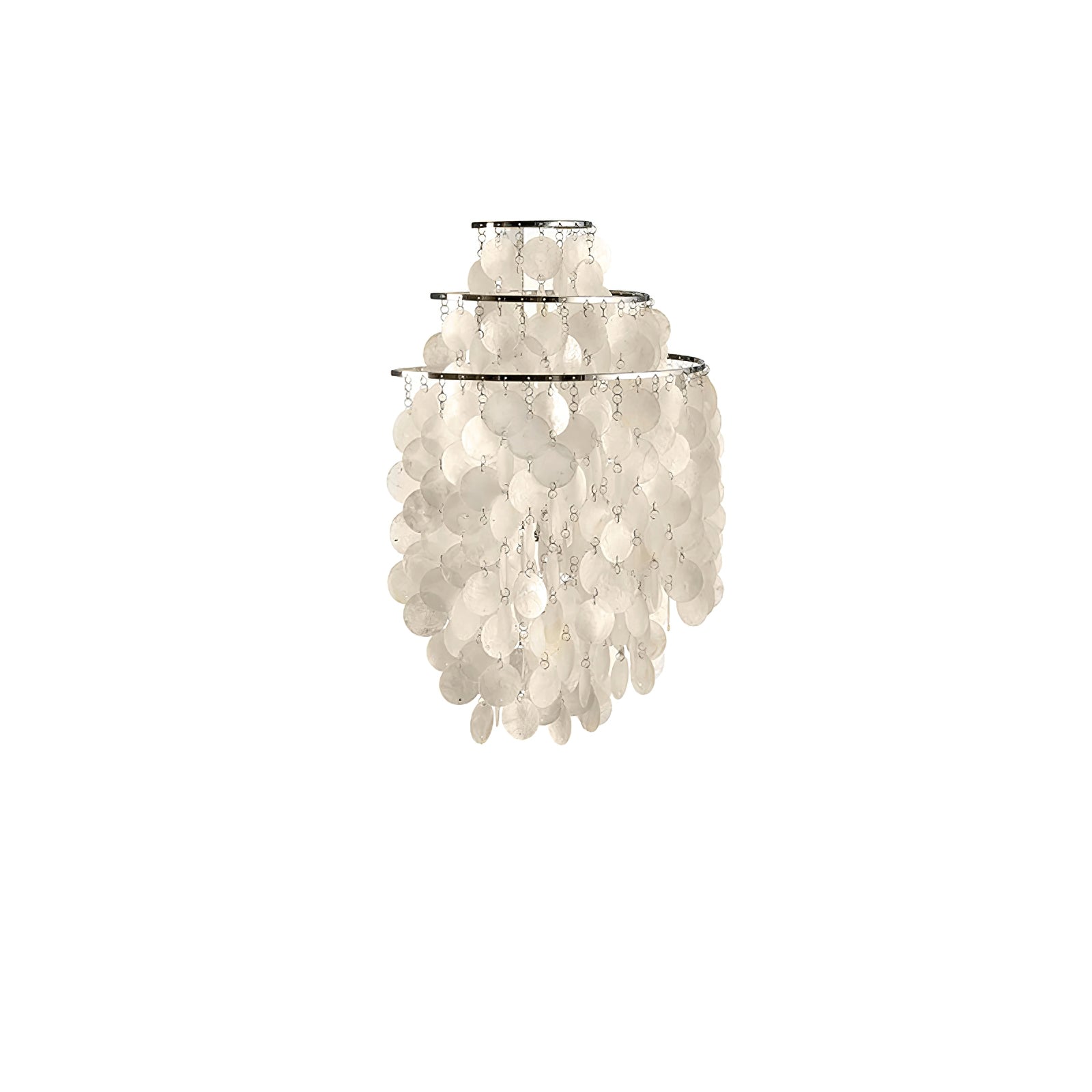 Shell Postmodern Luxury Cascading Wall Light-Neutral Decor