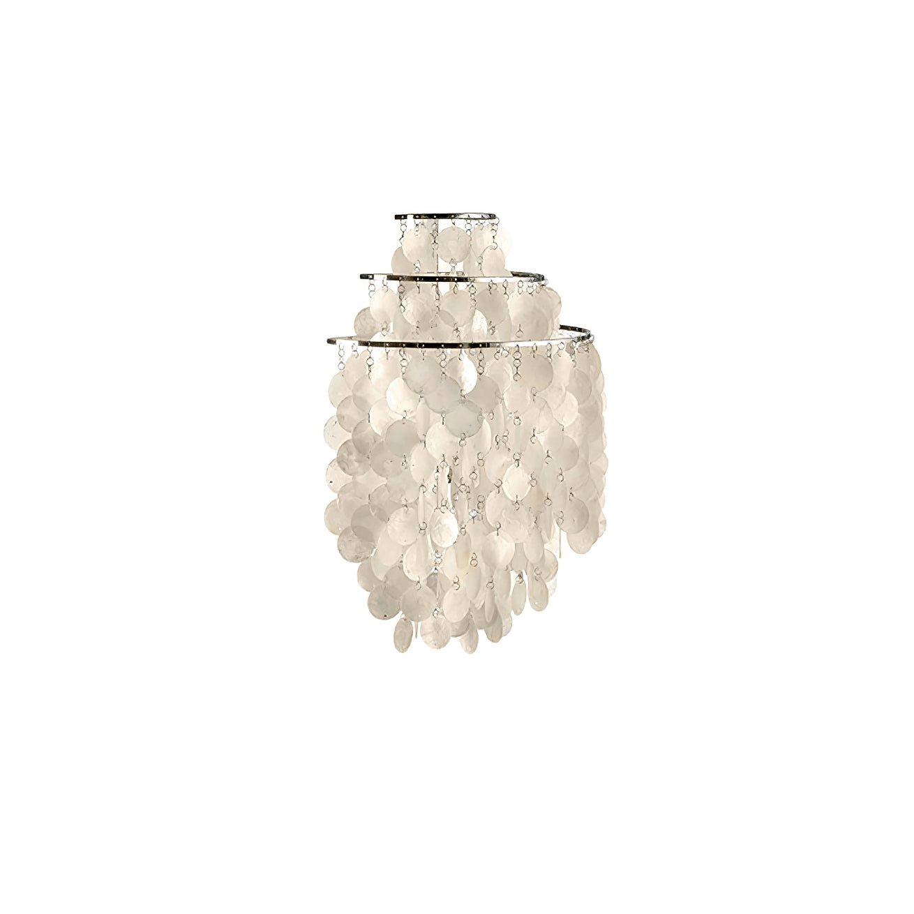 Shell Postmodern Luxury Cascading Wall Light-Neutral Decor