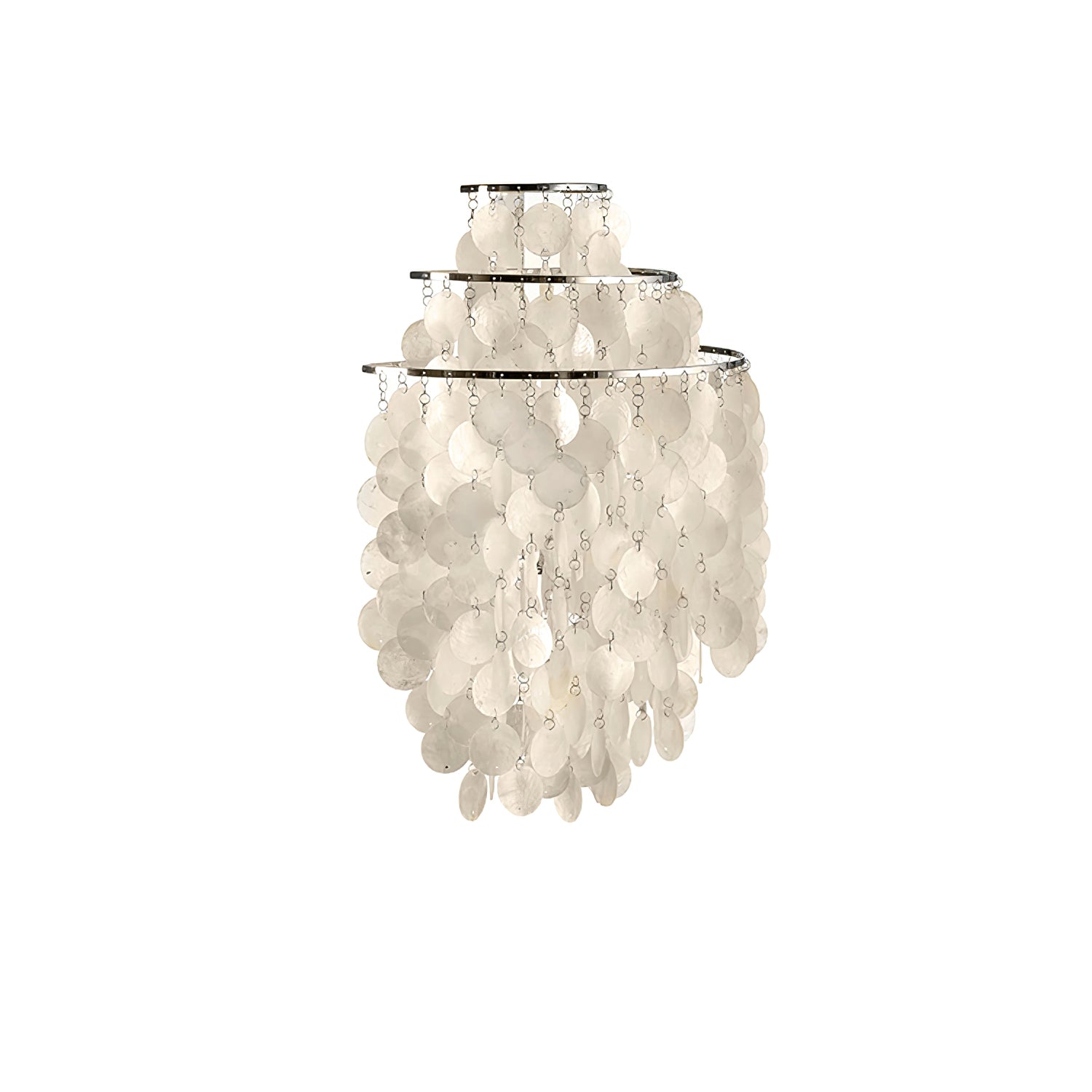 Shell Postmodern Luxury Cascading Wall Light-Neutral Decor