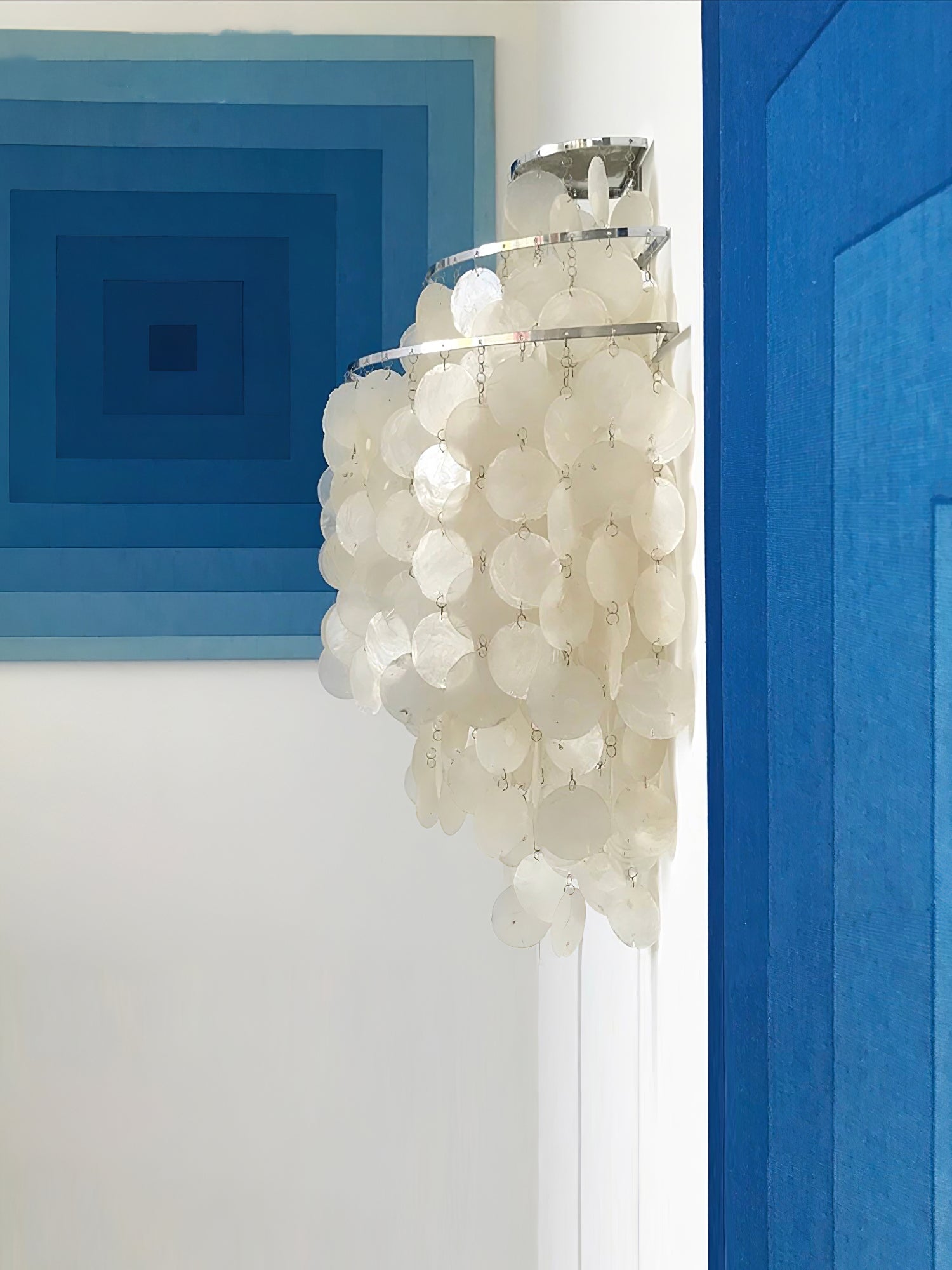 Shell Postmodern Luxury Cascading Wall Light-Neutral Decor