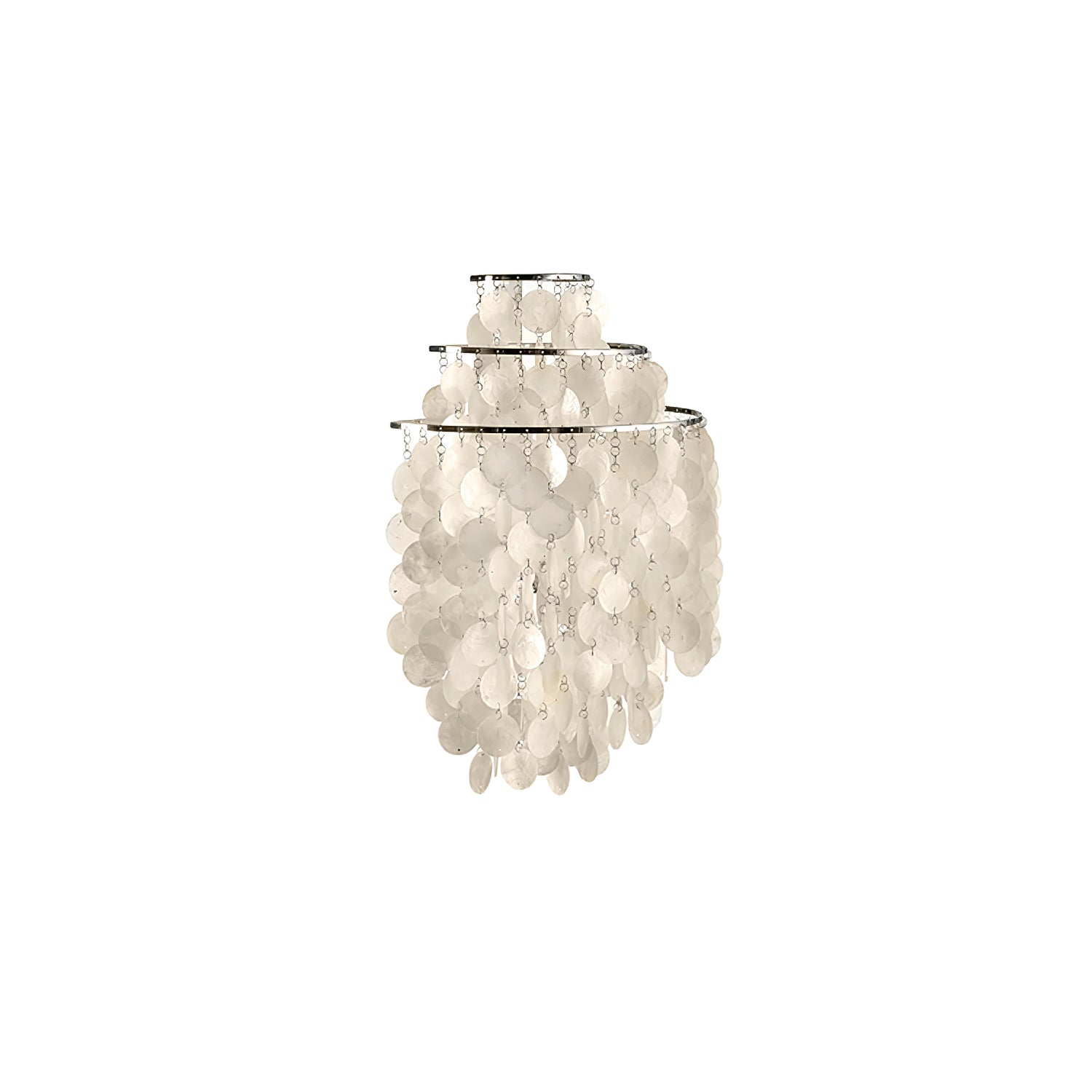 Shell Postmodern Luxury Cascading Wall Light-Neutral Decor
