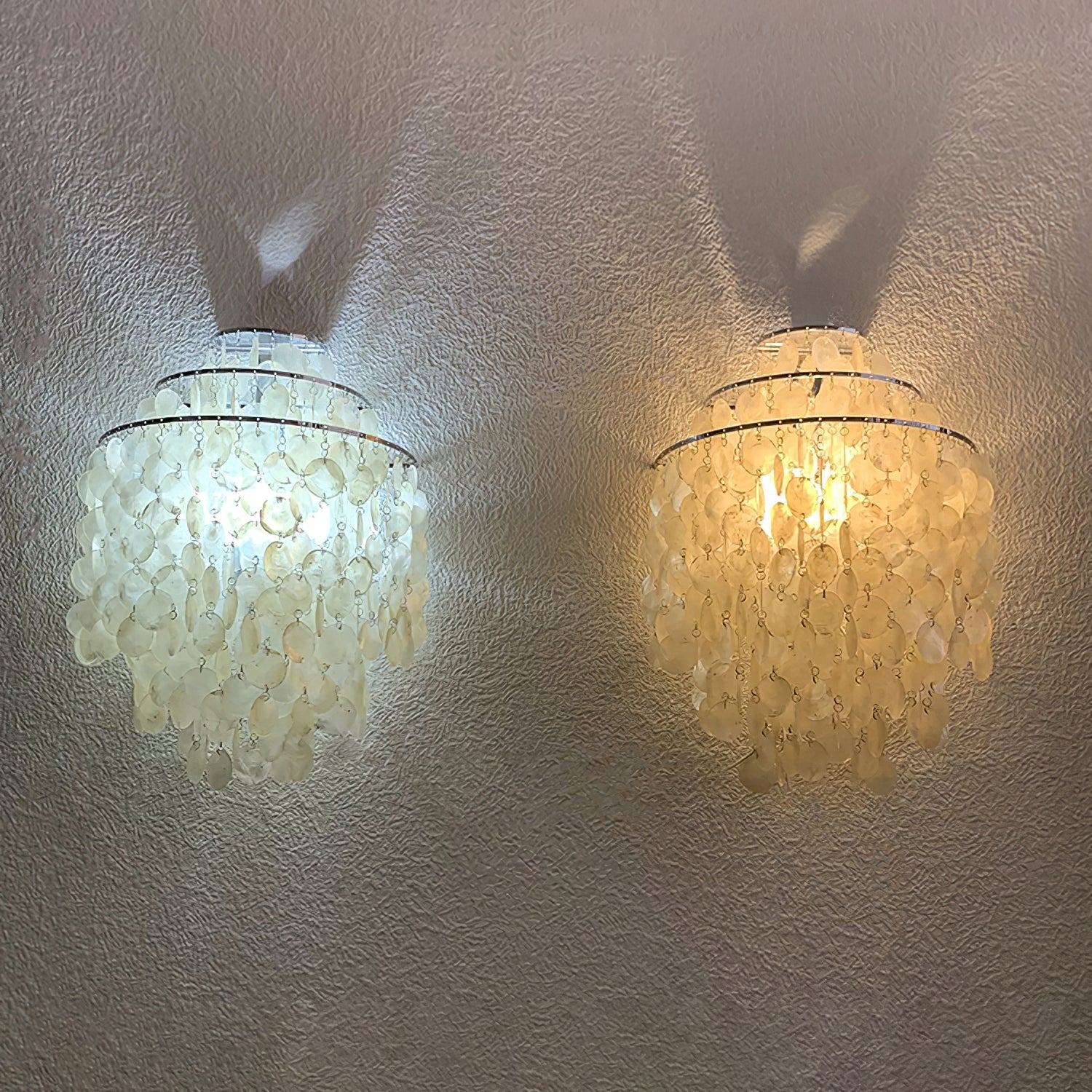 Shell Postmodern Luxury Cascading Wall Light-Neutral Decor