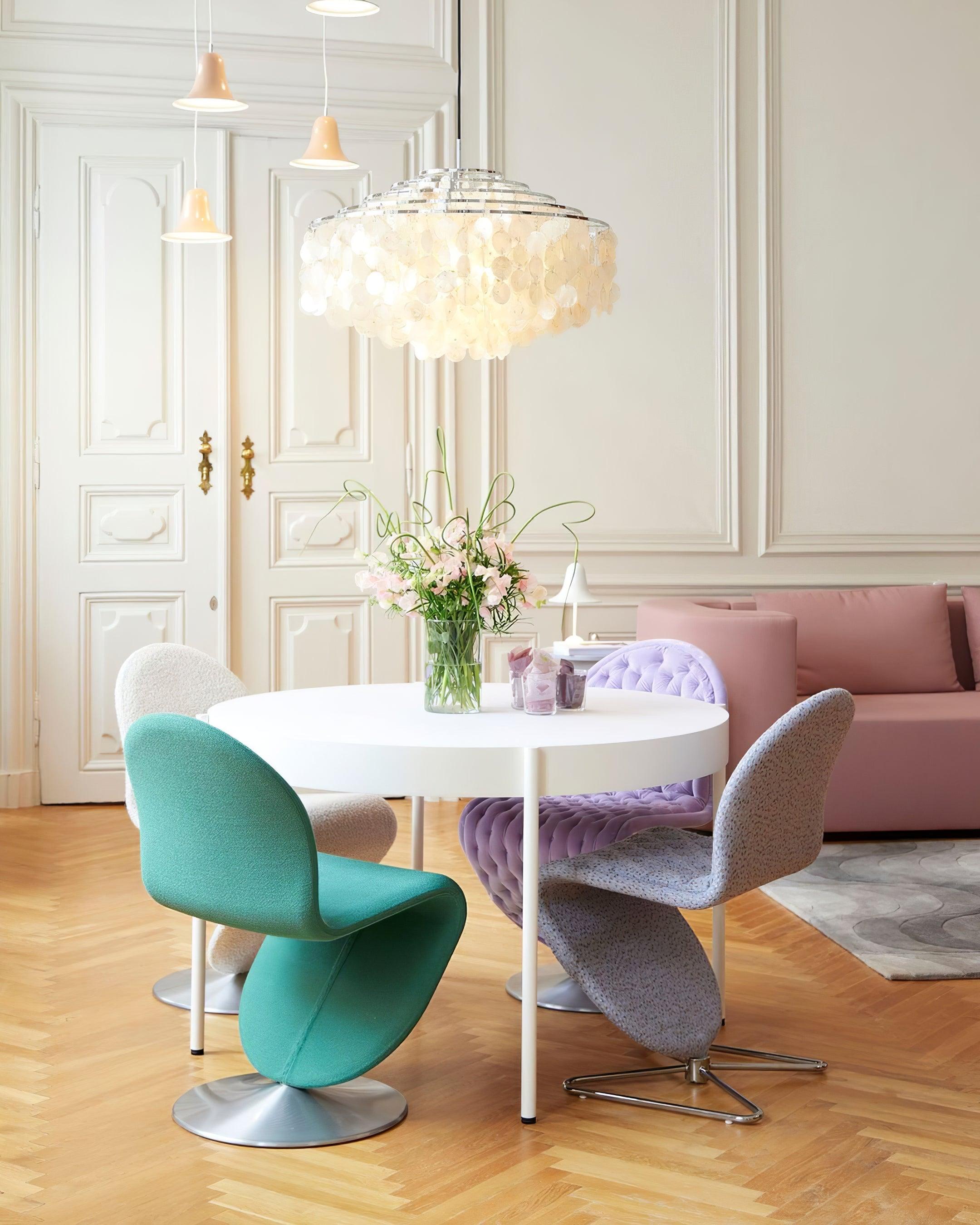 Elios Elegant Capiz Shell Chandelier
