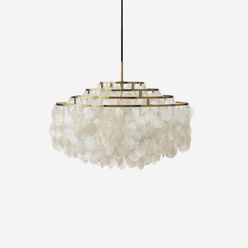 Elios Elegant Capiz Shell Chandelier