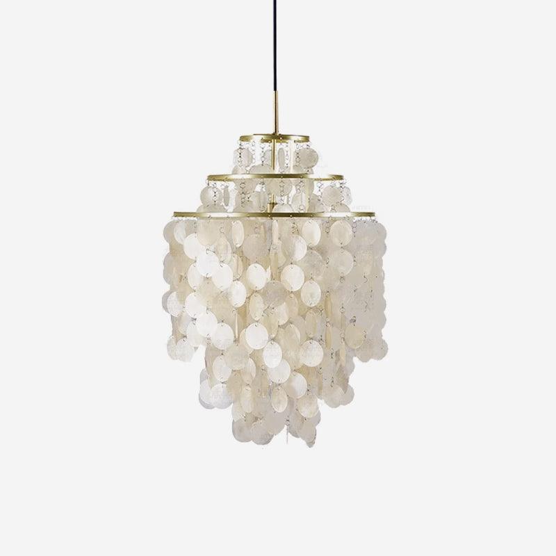 Elios Elegant Capiz Shell Chandelier