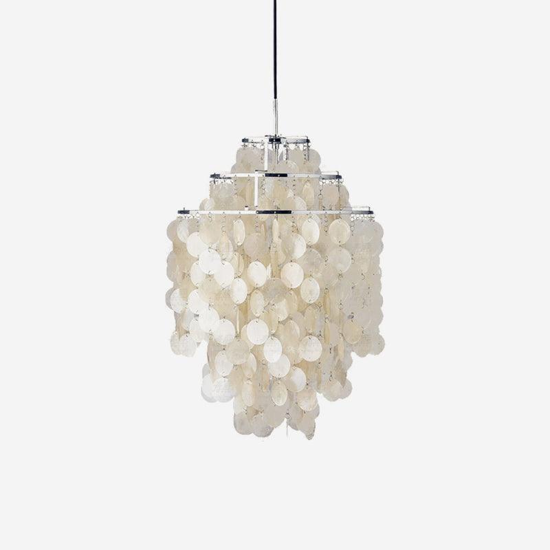 Elios Elegant Capiz Shell Chandelier