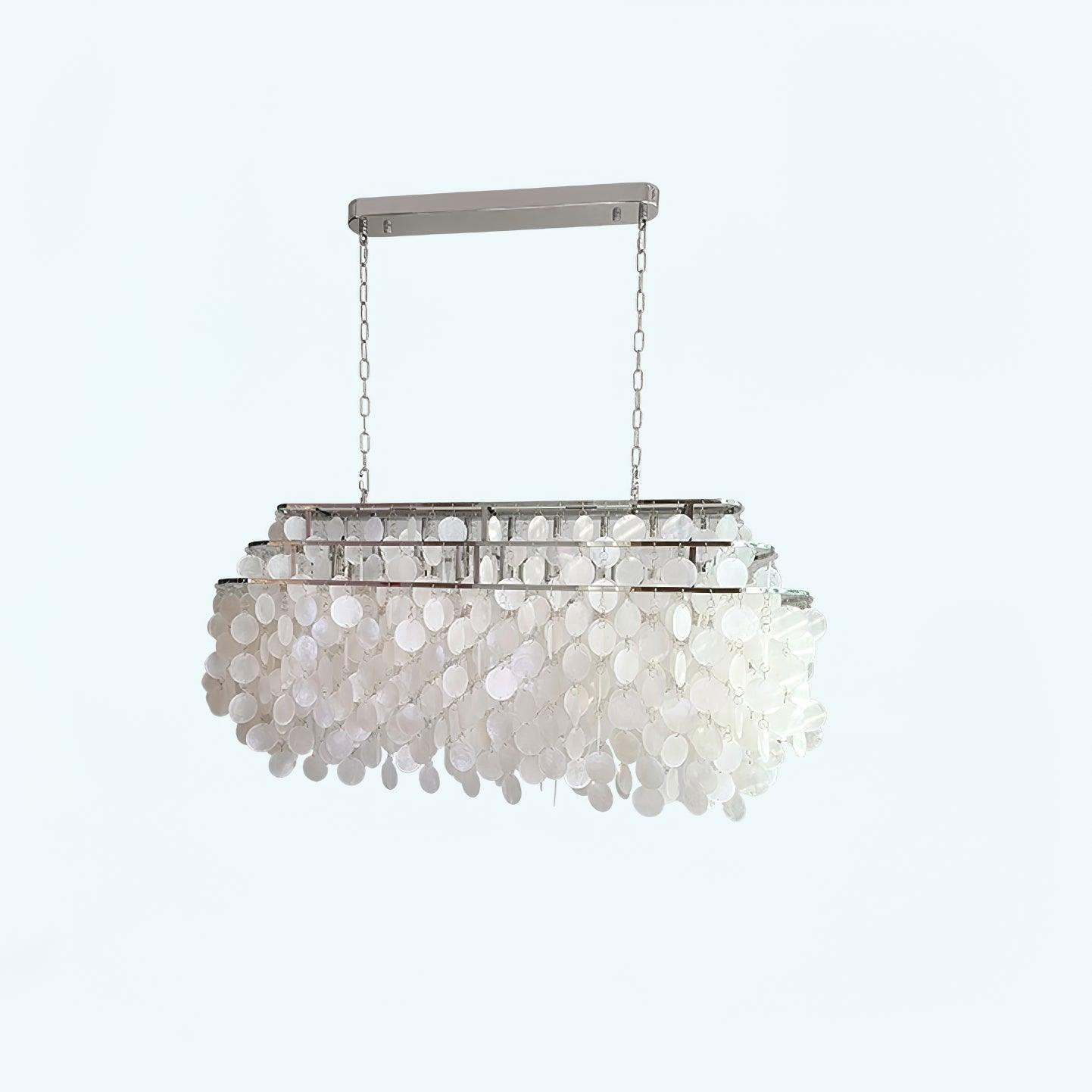 Elios Elegant Capiz Shell Chandelier