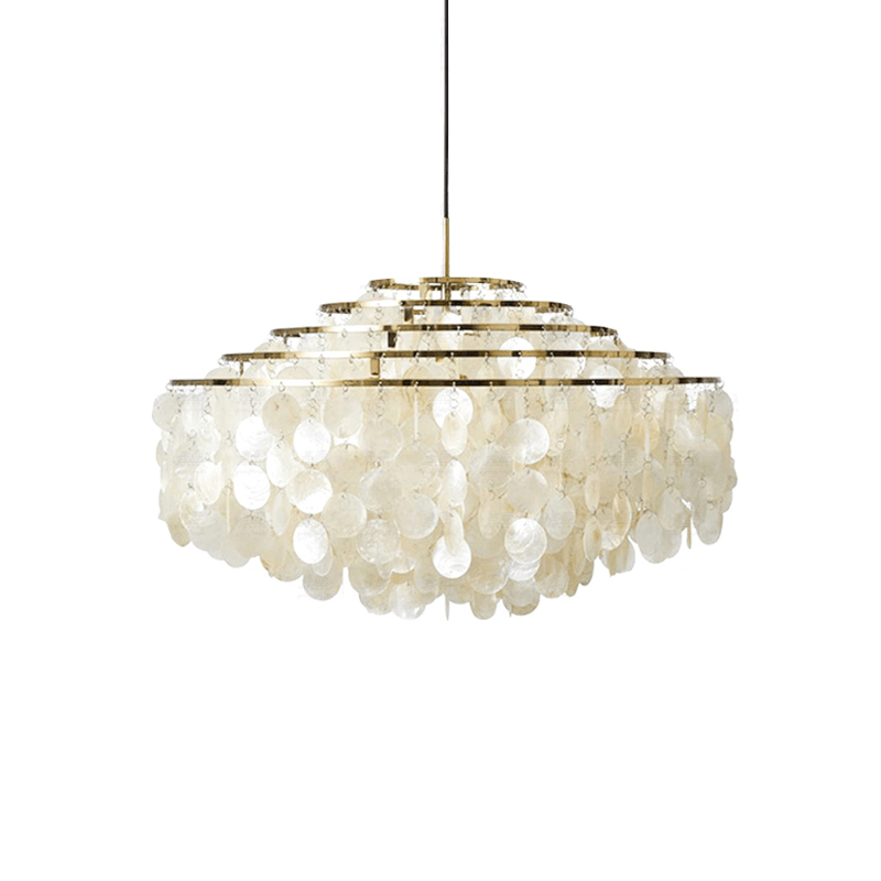 Elios Elegant Capiz Shell Chandelier
