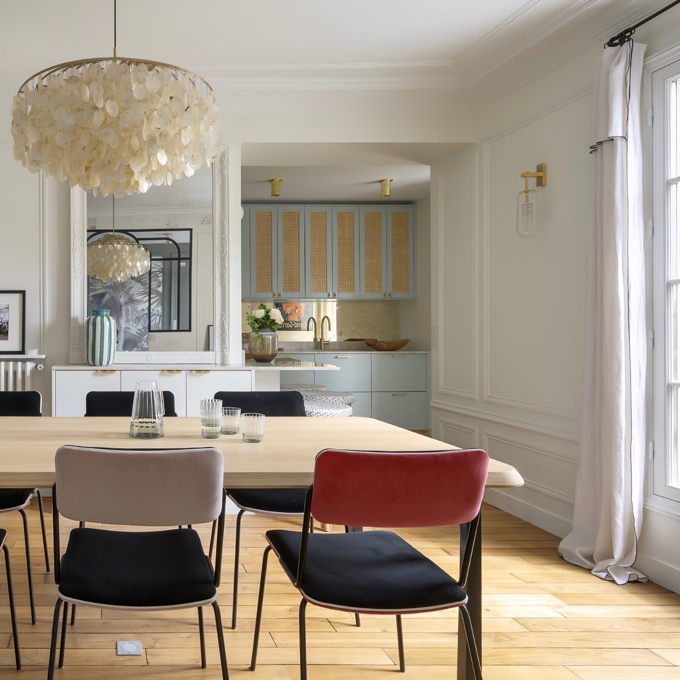 Elios Elegant Capiz Shell Chandelier