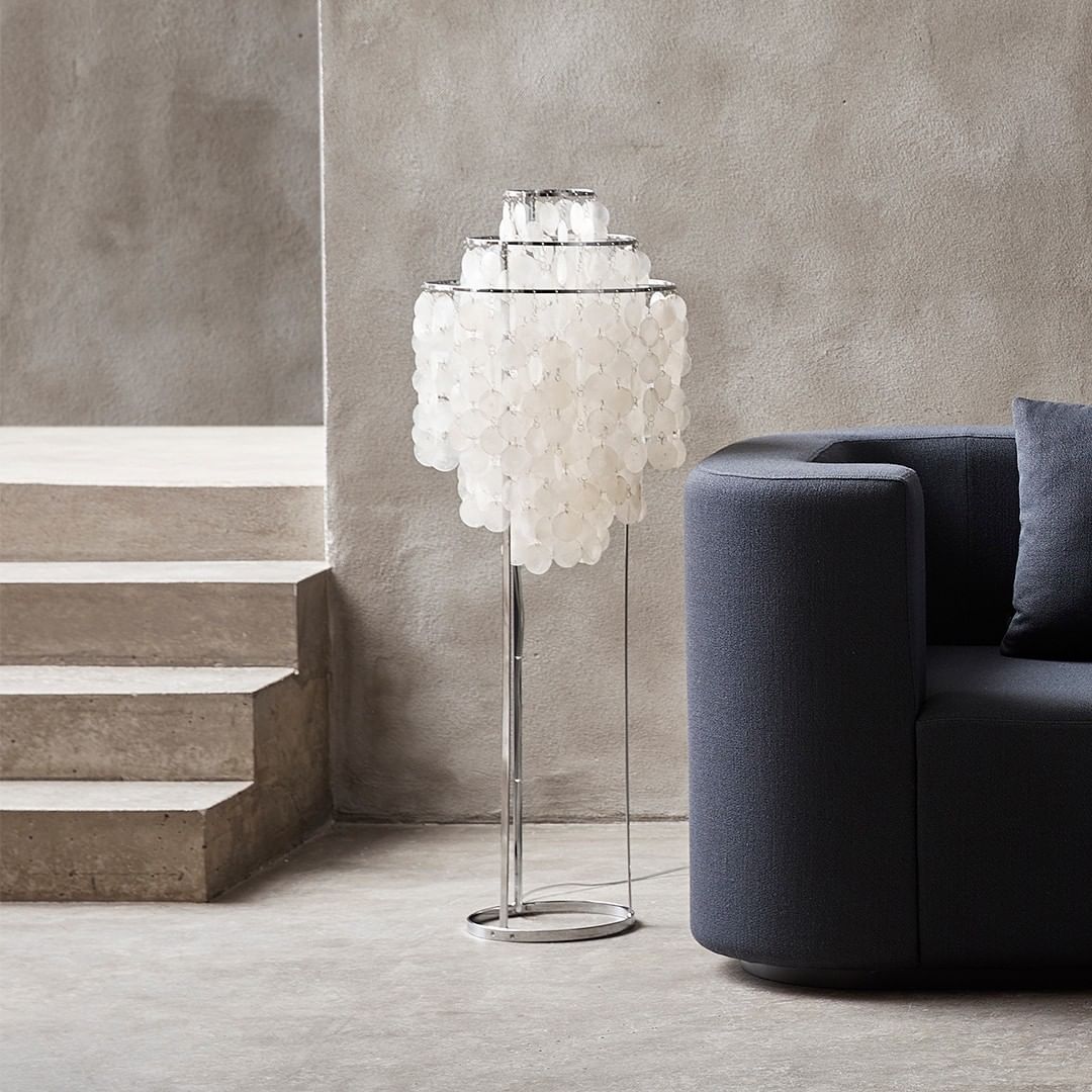 Wern Glam Glass Floor Lamp-Neutral Decor