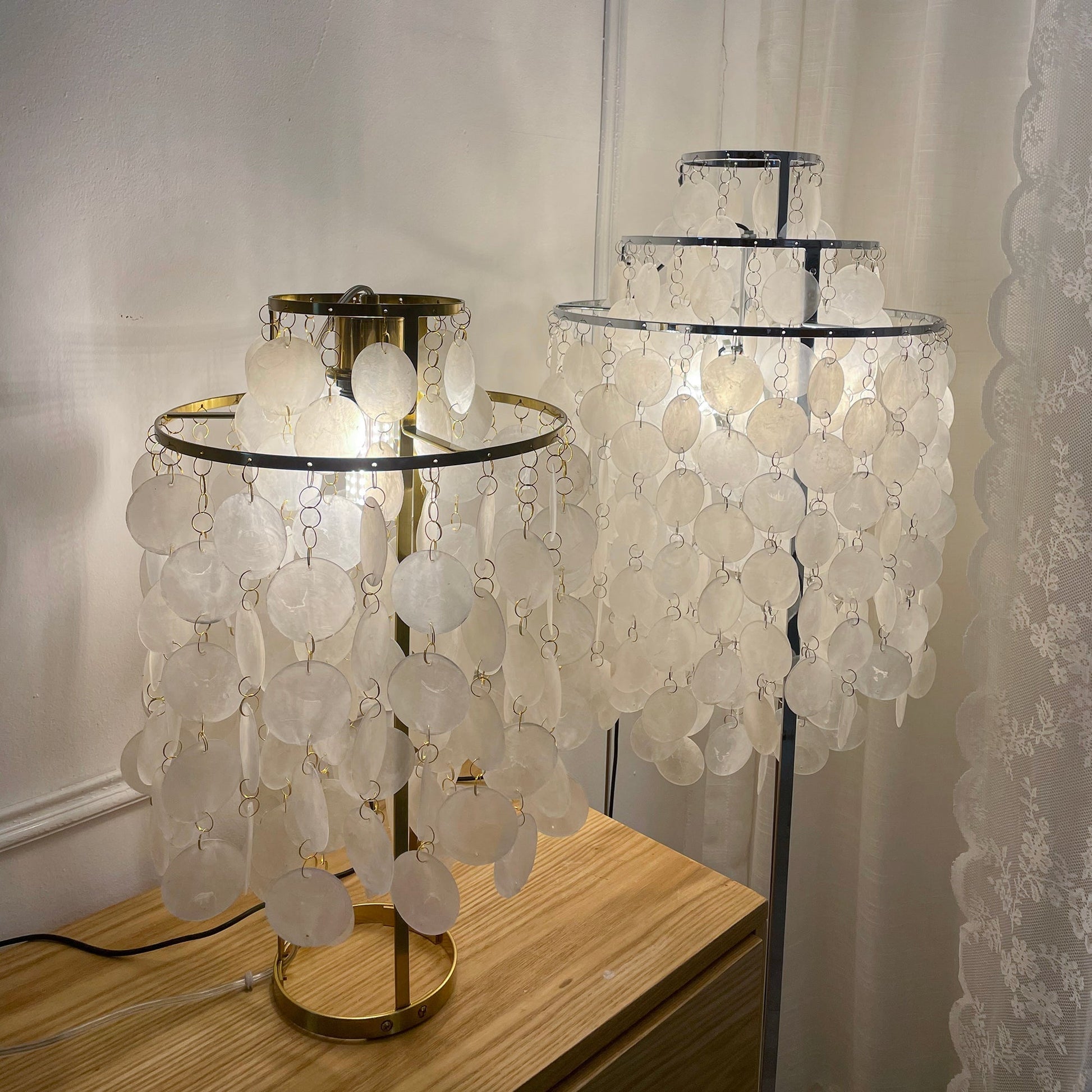 Wern Glam Glass Floor Lamp-Neutral Decor