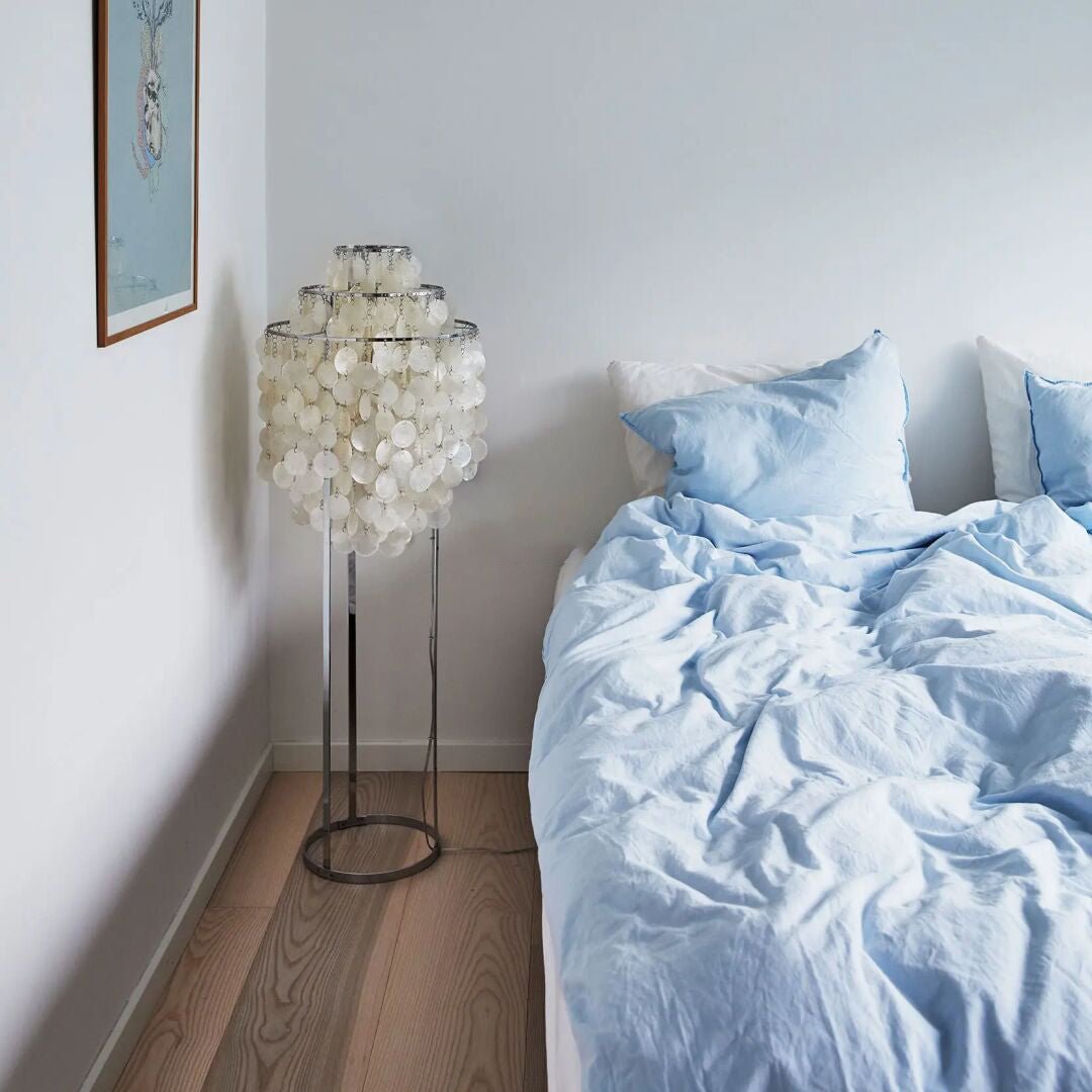 Wern Glam Glass Floor Lamp-Neutral Decor