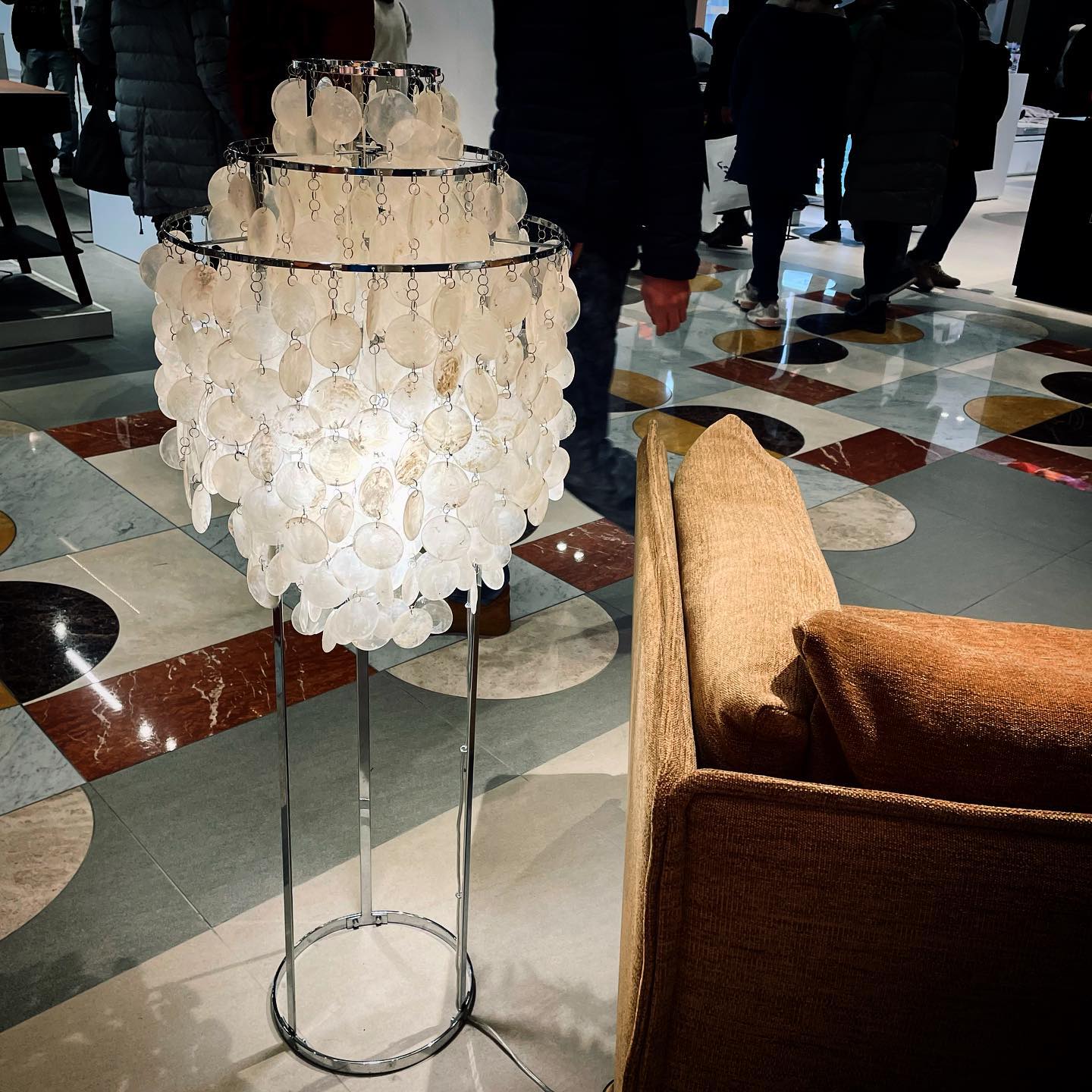 Wern Glam Glass Floor Lamp-Neutral Decor