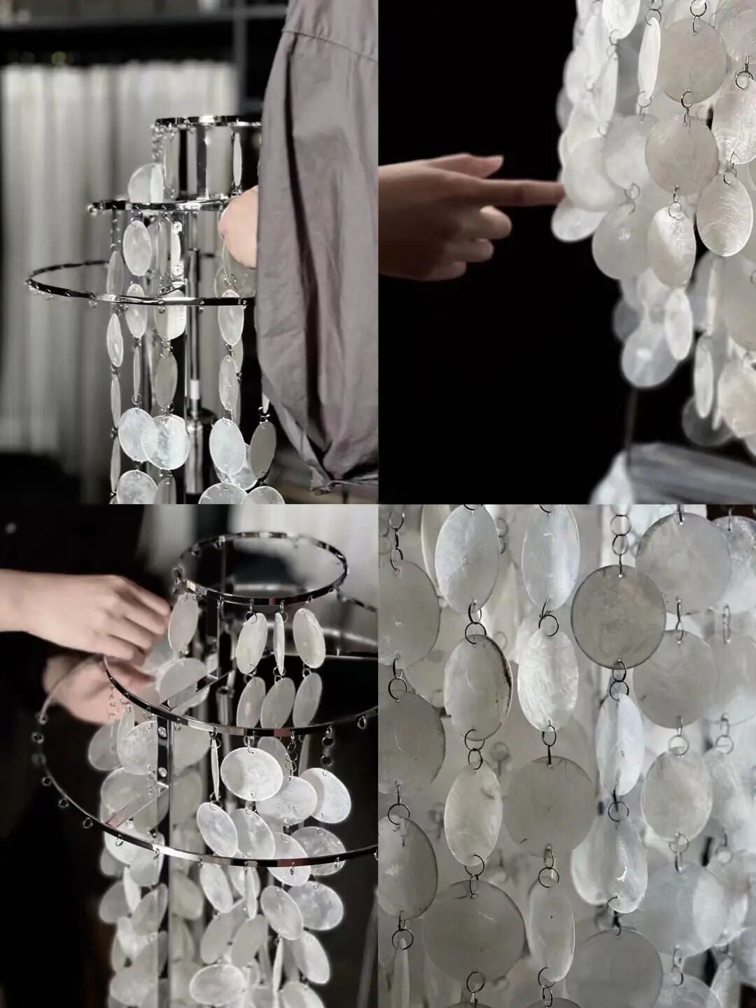 Wern Glam Glass Floor Lamp-Neutral Decor
