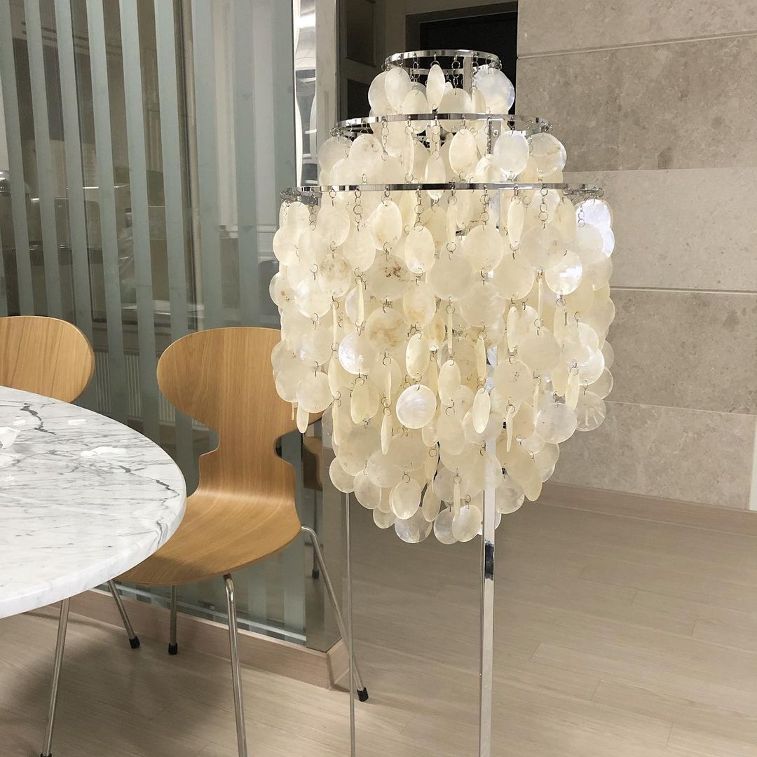 Wern Glam Glass Floor Lamp-Neutral Decor