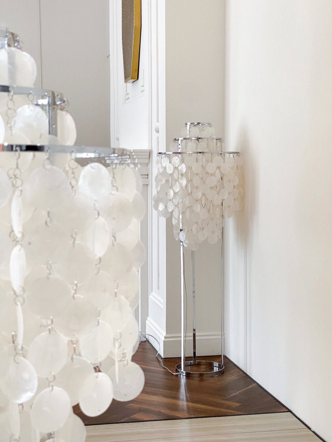 Wern Glam Glass Floor Lamp-Neutral Decor