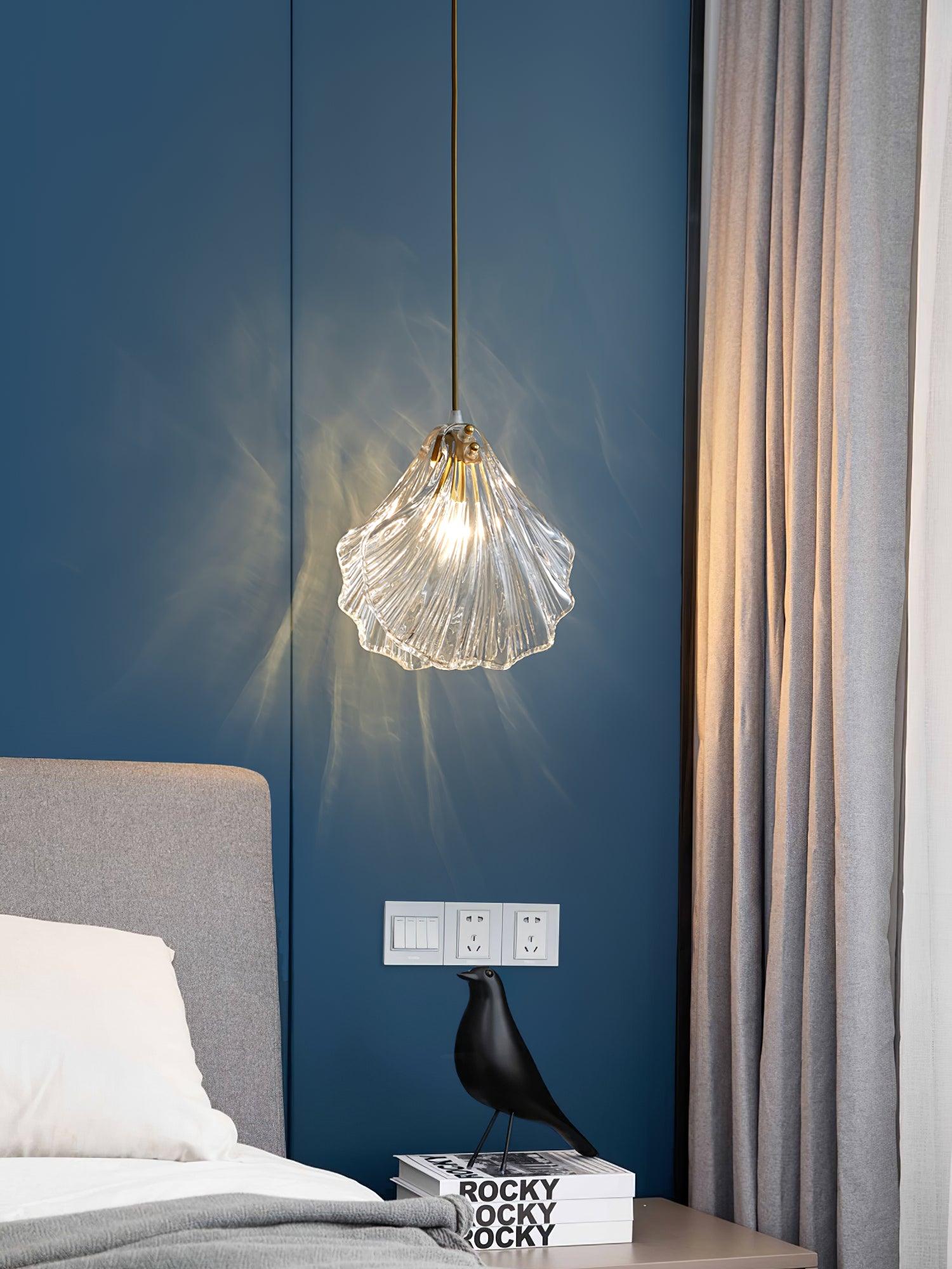 Veda Pendant Lamp Glass Shell Artistic Elegant-Neutral Decor