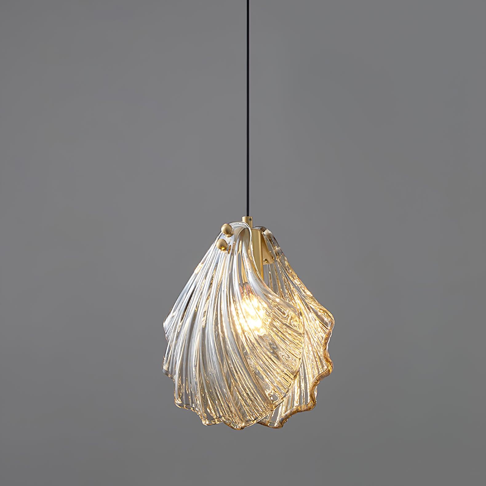 Veda Pendant Lamp Glass Shell Artistic Elegant-Neutral Decor