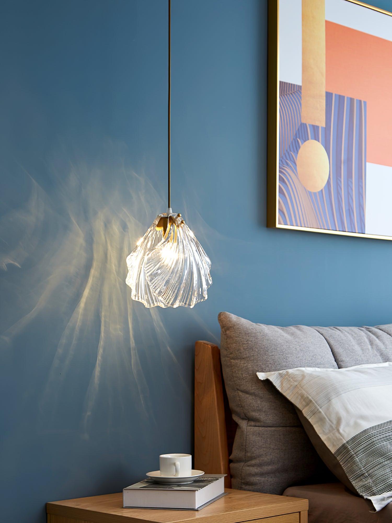 Veda Pendant Lamp Glass Shell Artistic Elegant-Neutral Decor