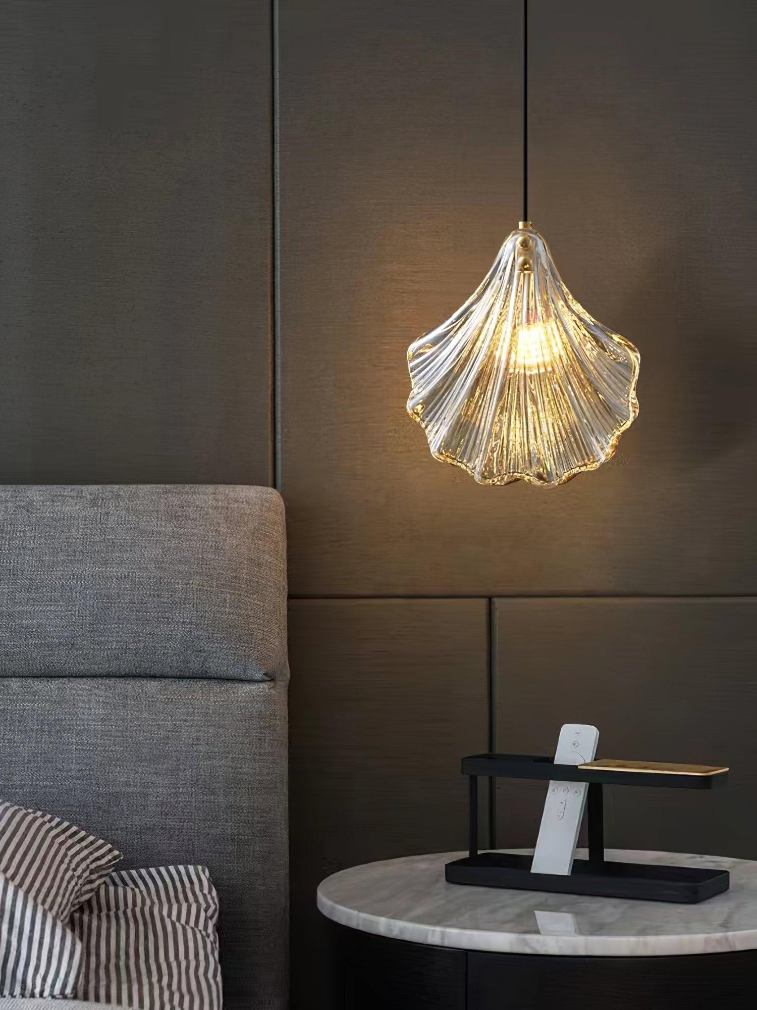 Veda Pendant Lamp Glass Shell Artistic Elegant-Neutral Decor