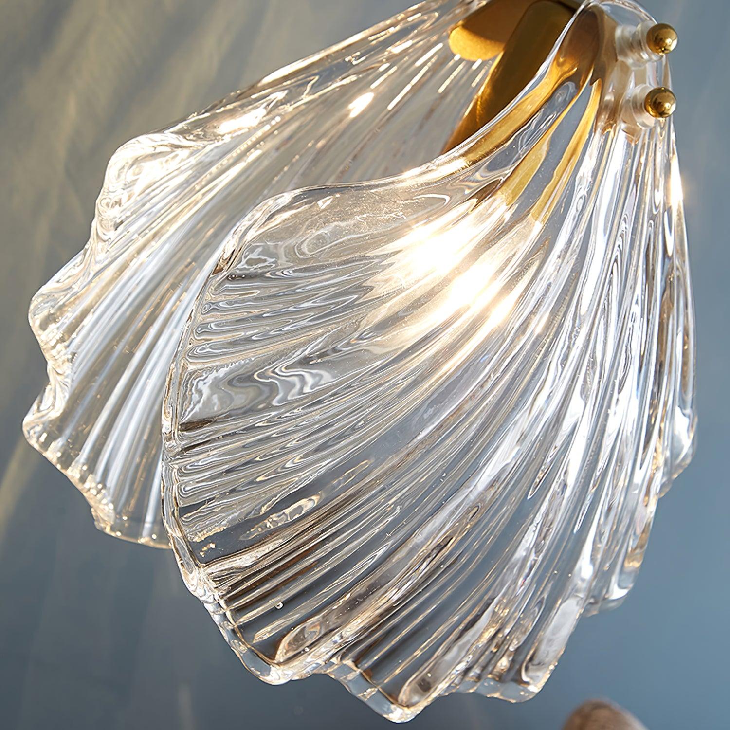 Veda Pendant Lamp Glass Shell Artistic Elegant-Neutral Decor